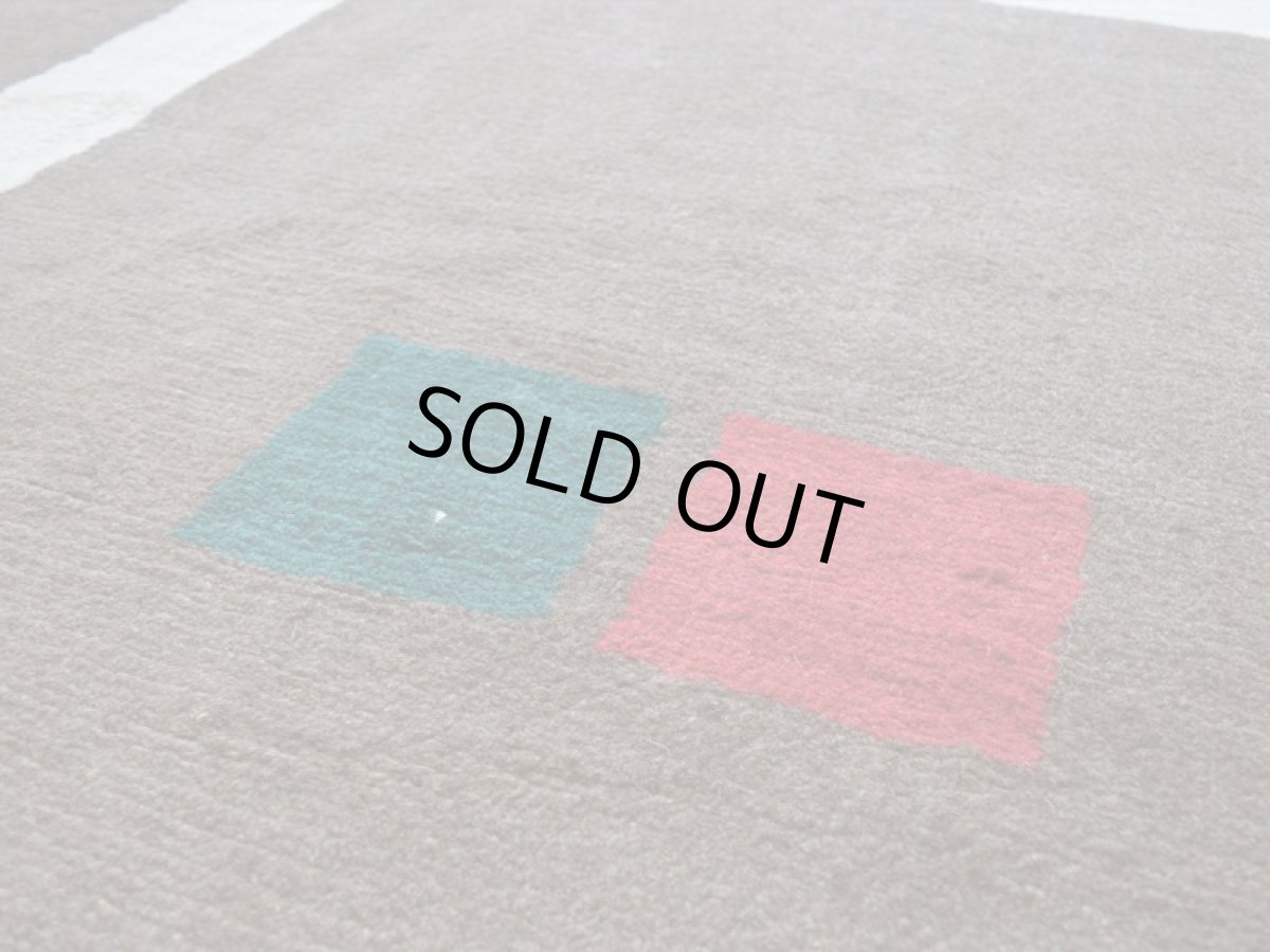 画像10: 新品 ペルシャ ギャッベ 縦2m 横1.6m 3㎡ 〜3帖 リビング ダイニング 2-3人掛けソファ サイズ 193 × 157 cm No.R419 肉厚 天然 ウール ギャベ 手織り ハンドメイド ラグ 絨毯 カーペット リビングダイニングルームやベッドサイドに チョコレートブラウン 生成り クリーム n-r419-196157h051-002 (10)