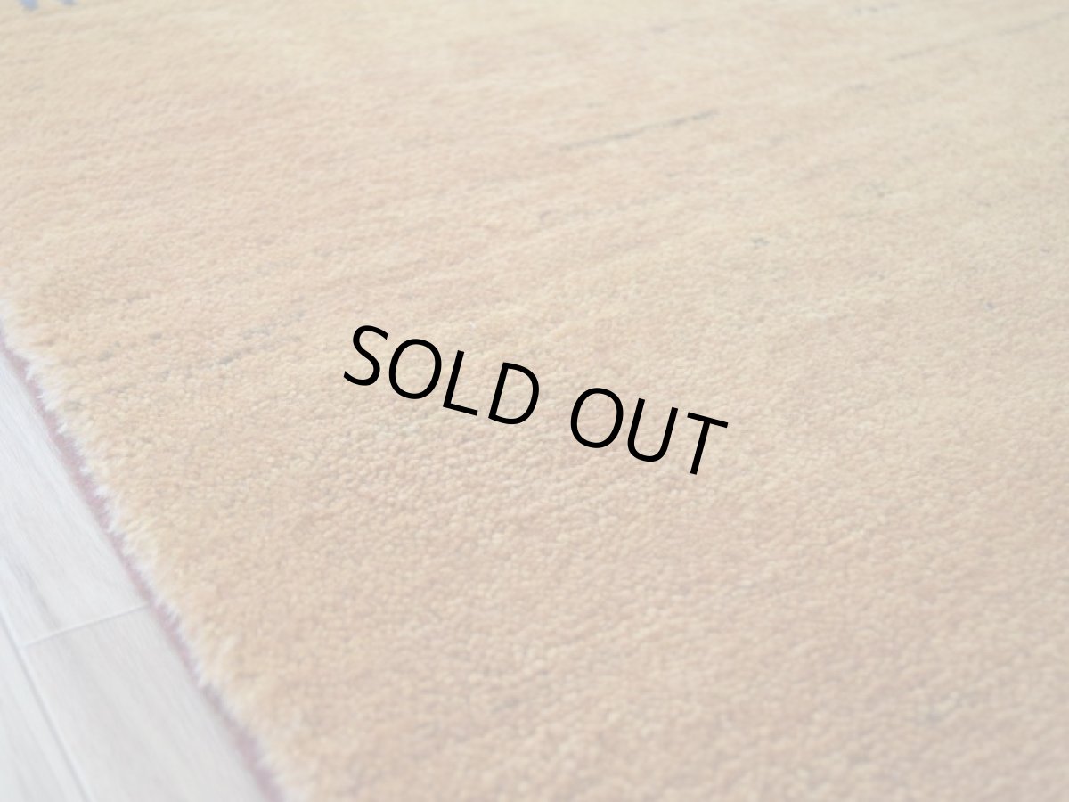 画像13: 新品 ペルシャ ギャッベ 縦2m 横1m 2㎡ 2-3人掛けソファ サイズ 185 × 100 cm No.R457 肉厚 天然 ウール ギャベ 手織り ハンドメイド ラグ 絨毯 カーペット イエロー 黄色 動物柄 n-r457-185100h001-031 (13)