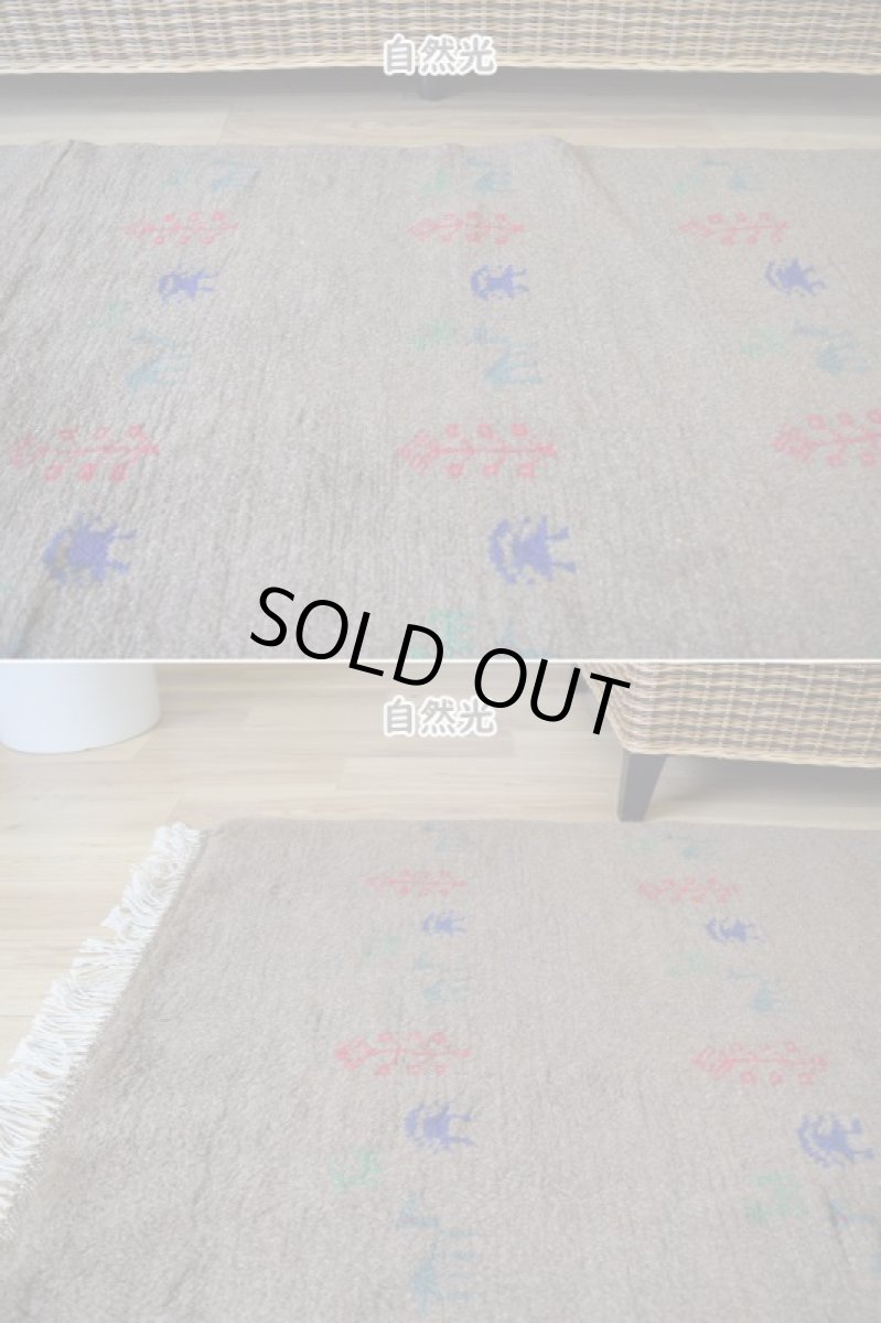 画像4: 新品 ペルシャ ギャッベ 縦3m 横2.2m 6.3㎡ 〜6帖 大判 リビング ダイニング 2-3人掛けソファ サイズ 290 × 215 cm No.R456 肉厚 天然 ウール ギャベ 手織り ハンドメイド ラグ 絨毯 カーペット リビングダイニングルームやベッドサイドに 茶 ライトブラウン  n-r456-290215h003-004 (4)