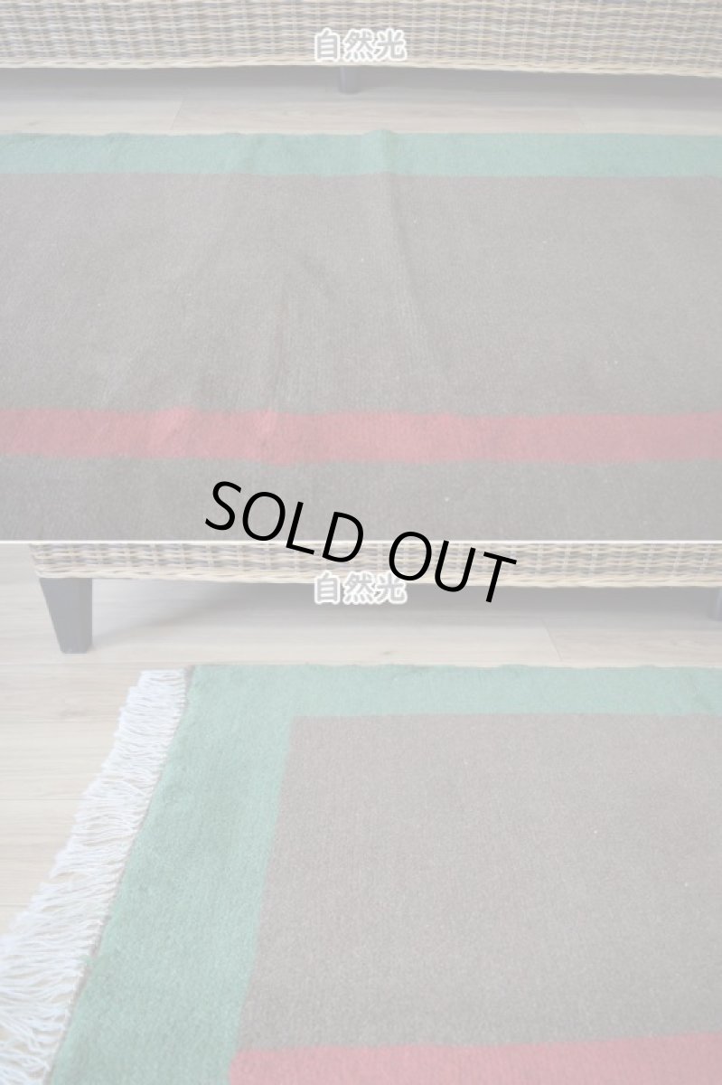 画像4: 新品 ペルシャ ギャッベ 縦1.5m 横1m 1.5㎡ 2人掛けソファ サイズ 142 × 101 cm No.R435 肉厚 天然 ウール ギャベ 手織り ハンドメイド ラグ 絨毯 カーペット ソファの足元やベッドサイドに ブラウン 茶 グリーン 緑 マルチカラー n-r435-142101h57-001 (4)