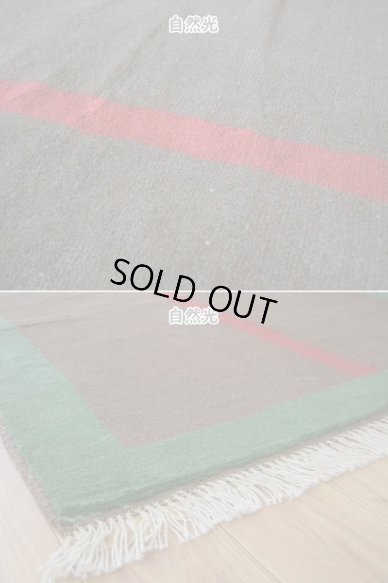 画像9: 新品 ペルシャ ギャッベ 縦1.5m 横1m 1.5㎡ 2人掛けソファ サイズ 142 × 101 cm No.R435 肉厚 天然 ウール ギャベ 手織り ハンドメイド ラグ 絨毯 カーペット ソファの足元やベッドサイドに ブラウン 茶 グリーン 緑 マルチカラー n-r435-142101h57-001 (9)