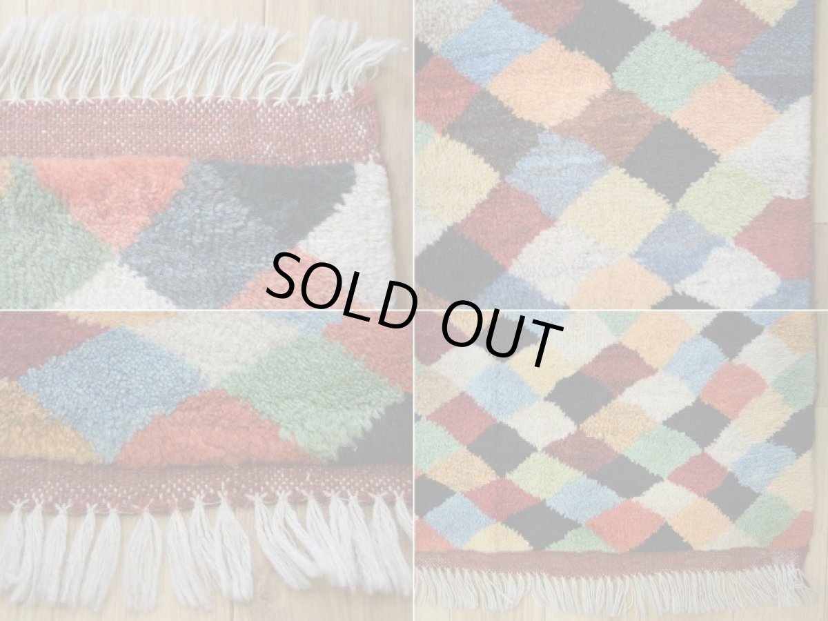 画像19: 新品 ペルシャ ギャッベ 縦2m 横2m 4㎡ 〜4.5帖 正方形 スクエア タイプ リビング ダイニング 2-3人掛けソファ サイズ 190 × 200 cm No.R459 肉厚 天然 ウール ギャベ 手織り ハンドメイド ラグ マット 絨毯 カーペット リビングダイニングルームやベッドサイドに カラフル マルチカラー n-r459-190200h091-052 (19)