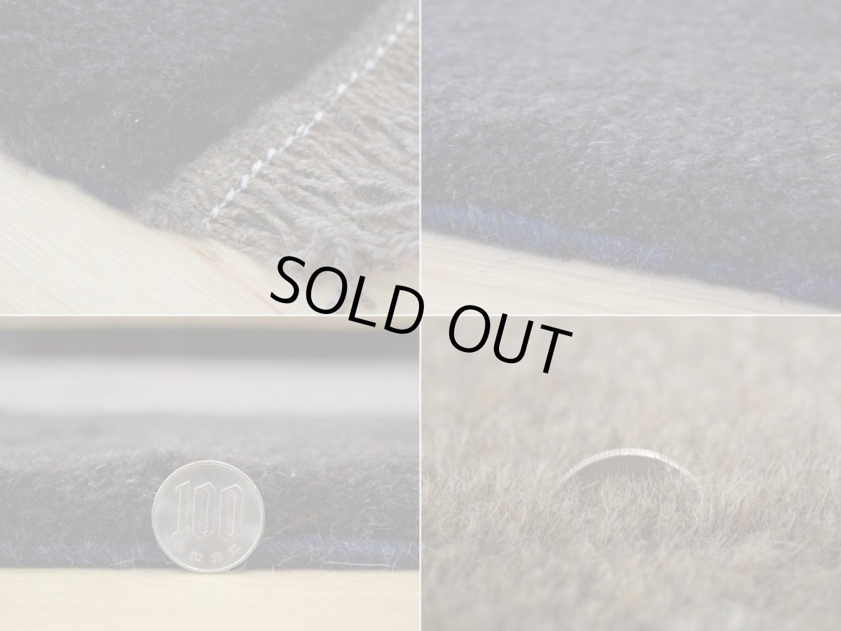 画像20: 新品 ペルシャ ギャッベ 縦2m 横1.3m 2.3㎡ リビング ダイニング 2-3人掛けソファ サイズ 180 × 127 cm No.R406 肉厚 天然 ウール ギャベ 手織り ハンドメイド ラグ 絨毯 カーペット リビングダイニングルームやベッドサイドに 濃茶 ブラウン 黒 グレー 灰 ねずみ色 n-r406-180127h021-061 (20)