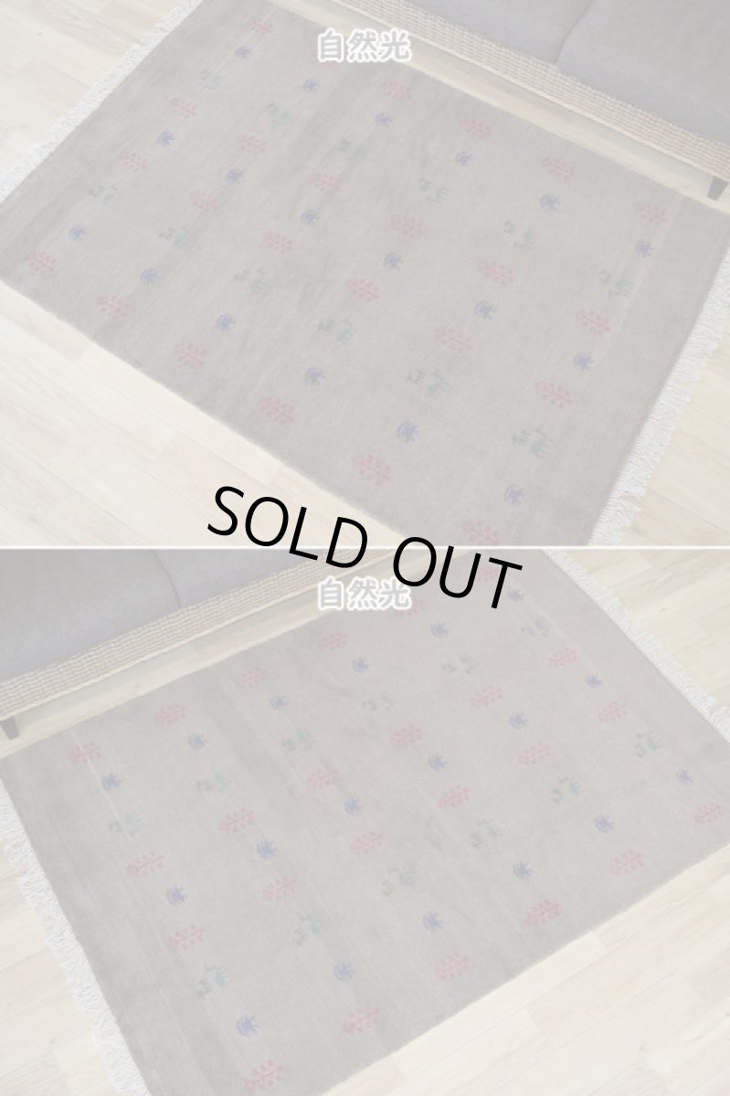 画像6: 新品 ペルシャ ギャッベ 縦2m 横1.4m 2.6㎡ リビング ダイニング 2-3人掛けソファ サイズ 190 × 133 cm No.R413 肉厚 天然 ウール ギャベ 手織り ハンドメイド ラグ 絨毯 カーペット リビングダイニングルームやベッドサイドに ライトブラウン 茶 動物 植物柄 n-r413-190133h031-071 (6)