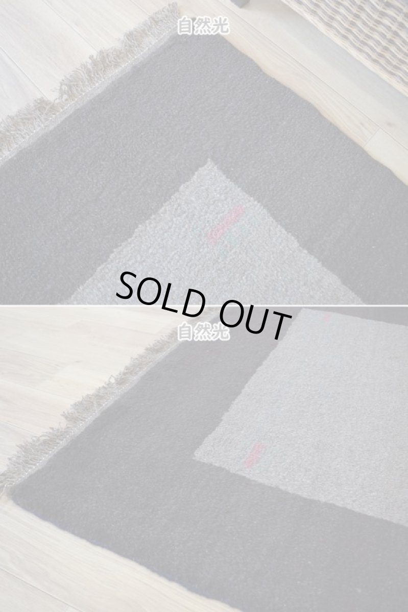 画像8: 新品 ペルシャ ギャッベ 縦2m 横1.3m 2.3㎡ リビング ダイニング 2-3人掛けソファ サイズ 180 × 127 cm No.R406 肉厚 天然 ウール ギャベ 手織り ハンドメイド ラグ 絨毯 カーペット リビングダイニングルームやベッドサイドに 濃茶 ブラウン 黒 グレー 灰 ねずみ色 n-r406-180127h021-061 (8)