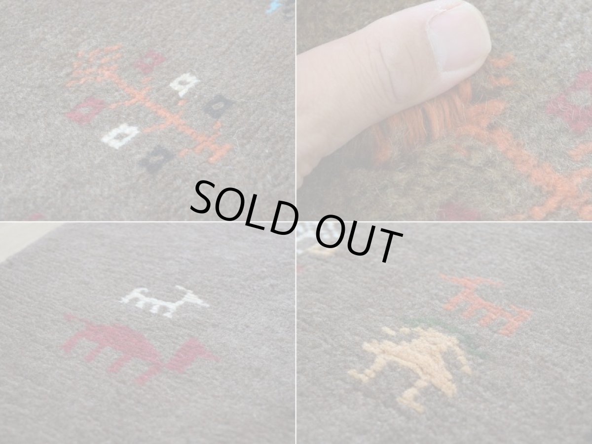 画像17: 新品 ペルシャ ギャッベ 縦2m 横1.5m 3㎡ リビング ダイニング 2-3人掛けソファ サイズ 193 × 153 cm No.R420 肉厚 天然 ウール ギャベ 手織り ハンドメイド ラグ 絨毯 カーペット リビングダイニングルームやベッドサイドに ブラウン 茶 n-r420-193153h051-002 (17)