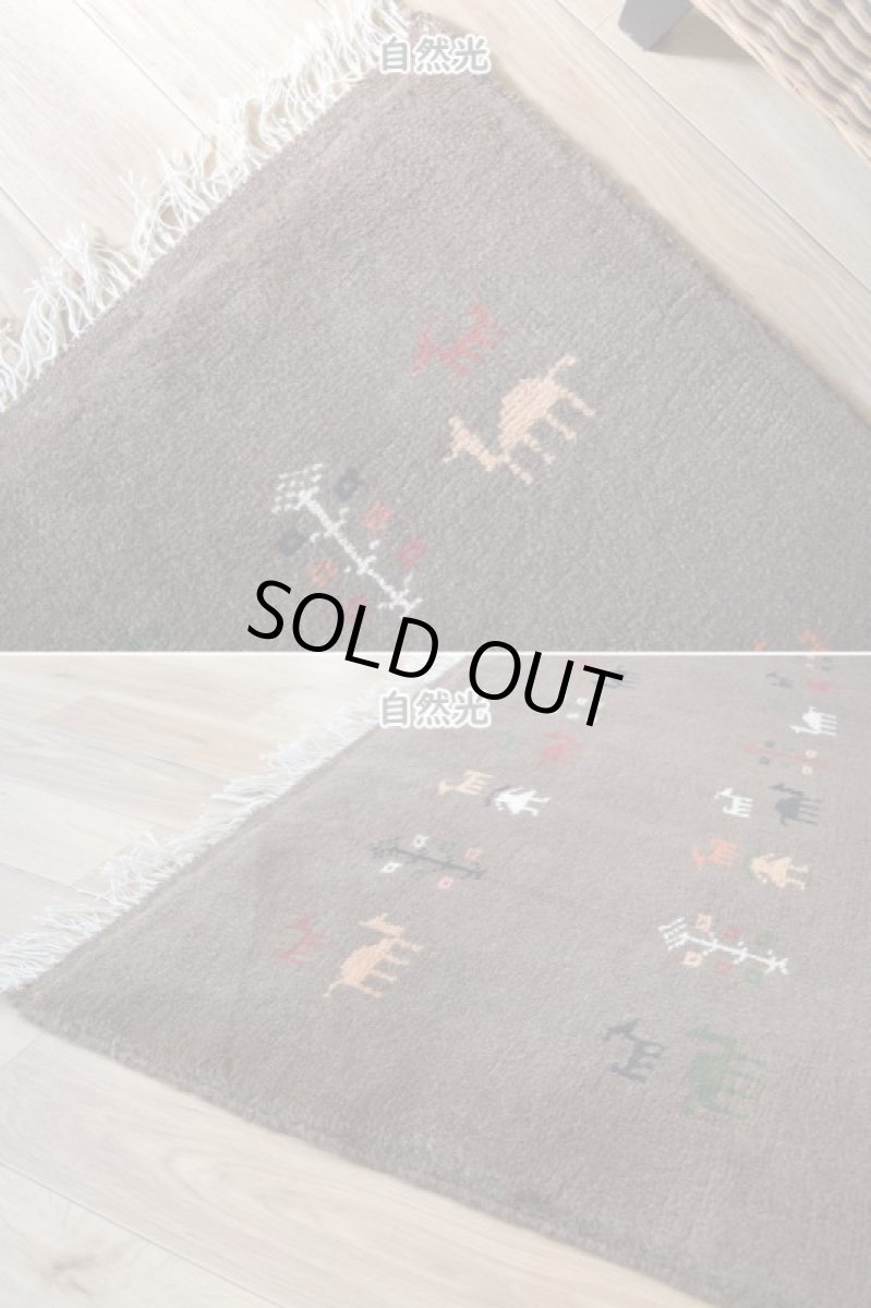 画像8: 新品 ペルシャ ギャッベ 縦2m 横1.5m 3㎡ リビング ダイニング 2-3人掛けソファ サイズ 193 × 153 cm No.R420 肉厚 天然 ウール ギャベ 手織り ハンドメイド ラグ 絨毯 カーペット リビングダイニングルームやベッドサイドに ブラウン 茶 n-r420-193153h051-002 (8)