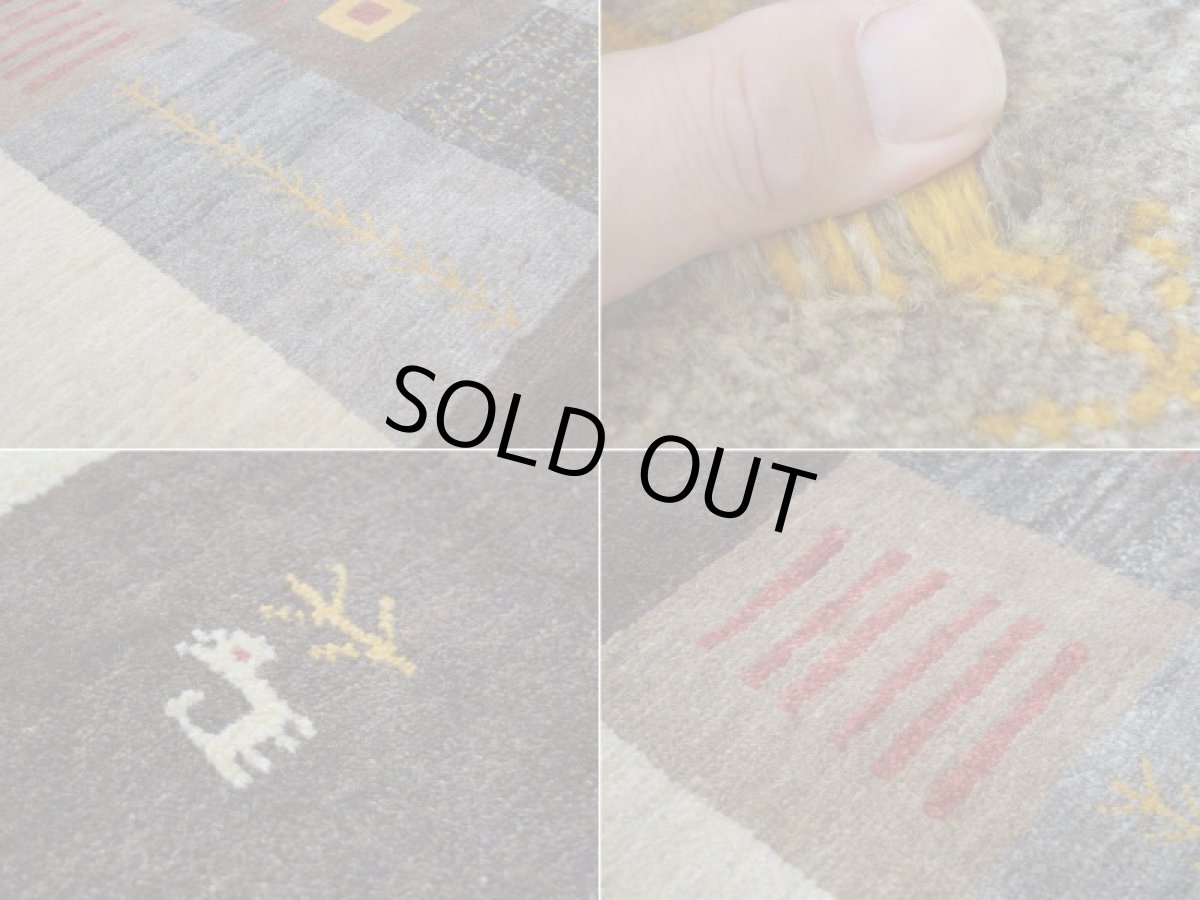 画像15: 新品 ペルシャ ギャッベ 縦2m 横1.5m 3㎡ 〜3帖 リビング ダイニング 2-3人掛けソファ サイズ 202 × 149 cm No.1940 肉厚 天然 草木染 ウール ギャベ 手織り ハンドメイド ラグ 絨毯 カーペット リビングダイニングルームやベッドサイドに 生成り クリーム ベージュ ブラウン 原毛系 n-1940-202149s123-024 (15)