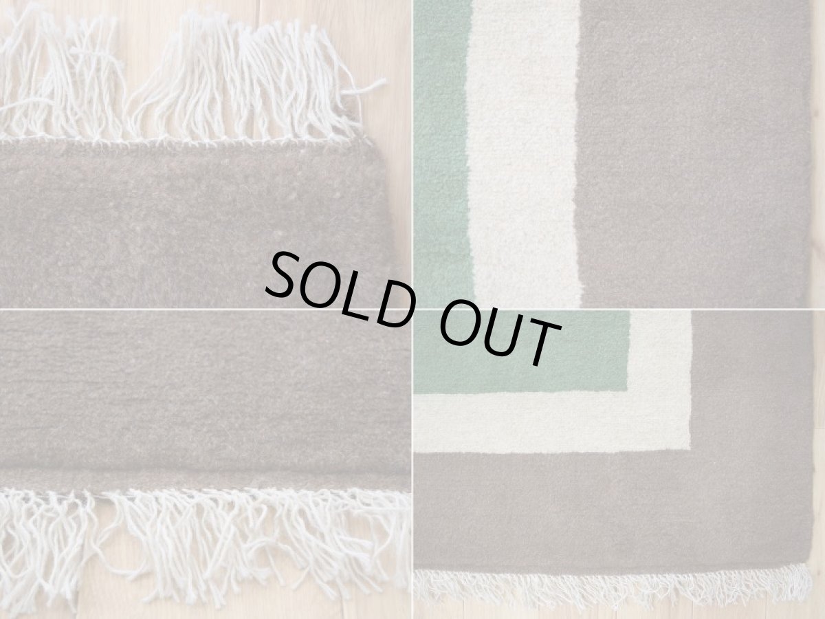 画像19: 新品 ペルシャ ギャッベ 縦2m 横1.6m 3㎡ 〜3帖 リビング ダイニング 2-3人掛けソファ サイズ 197 × 160 cm No.R432 肉厚 天然 ウール ギャベ 手織り ハンドメイド ラグ 絨毯 カーペット リビングダイニングルームやベッドサイドに チョコレートブラウン グリーン 緑 生成り クリーム n-r432-197160s051-002 (19)