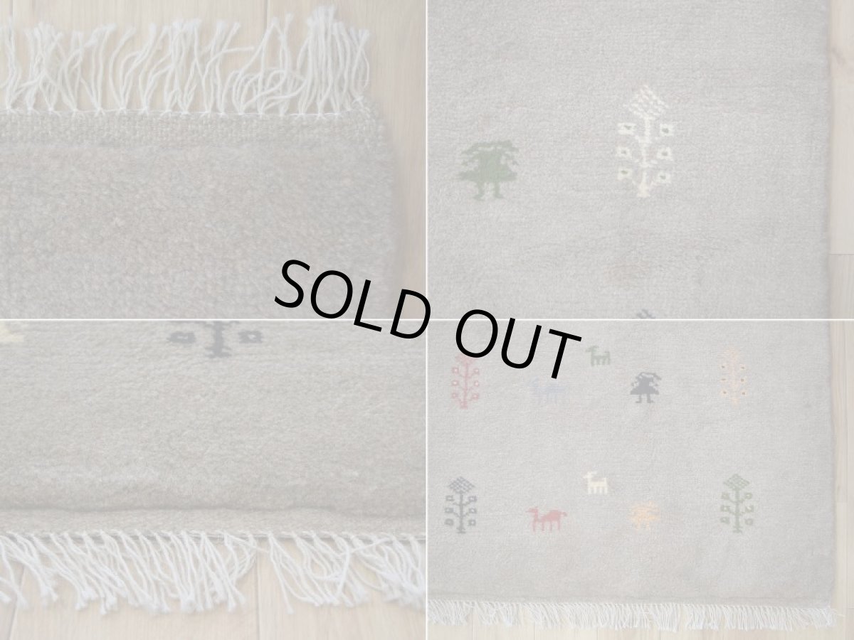 画像19: 新品 ペルシャ ギャッベ 縦2m 横1.5m 3㎡ 〜3帖 リビング ダイニング 2-3人掛けソファ サイズ 193 × 152 cm No.R423 肉厚 天然 ウール ギャベ 手織り ハンドメイド ラグ 絨毯 カーペット リビングダイニングルームやベッドサイドに ライトグレー ベージュ n-r423-193152h051-002 (19)