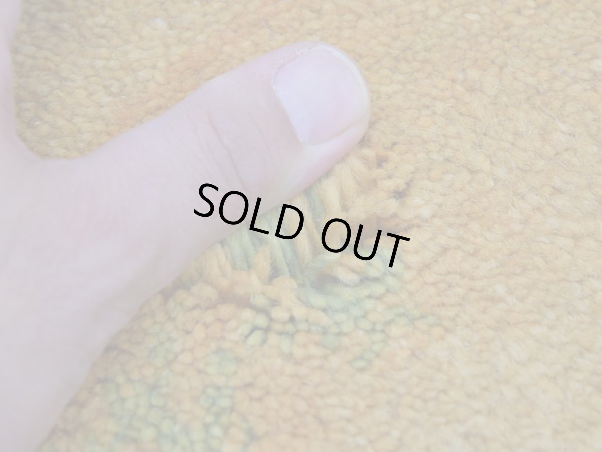 画像13: 新品 ペルシャ ギャッベ 足元マット 玄関マット ミニ サイズ 60 × 36 cm No.613 肉厚 天然 草木染 ウール ギャベ 手織り ハンドメイド ラグ 絨毯 カーペット  n-613-060036s51-91 (13)