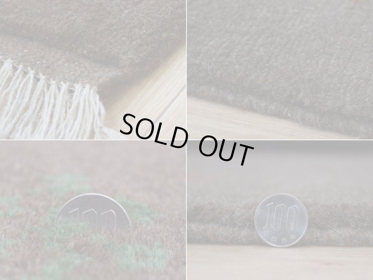 画像20: 新品 ペルシャ ギャッベ 縦2m 横1.4m 2.7㎡ リビング ダイニング 2-3人掛けソファ サイズ 200 × 132 cm No.R442 肉厚 天然 ウール ギャベ 手織り ハンドメイド ラグ 絨毯 カーペット リビングダイニングルームやベッドサイドに ライトブラウン 茶 動物 植物柄 n-r442-200132s031-071 (20)