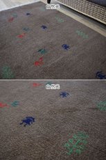 画像7: 新品 ペルシャ ギャッベ 縦2m 横1.4m 2.7㎡ リビング ダイニング 2-3人掛けソファ サイズ 200 × 132 cm No.R442 肉厚 天然 ウール ギャベ 手織り ハンドメイド ラグ 絨毯 カーペット リビングダイニングルームやベッドサイドに ライトブラウン 茶 動物 植物柄 n-r442-200132s031-071 (7)