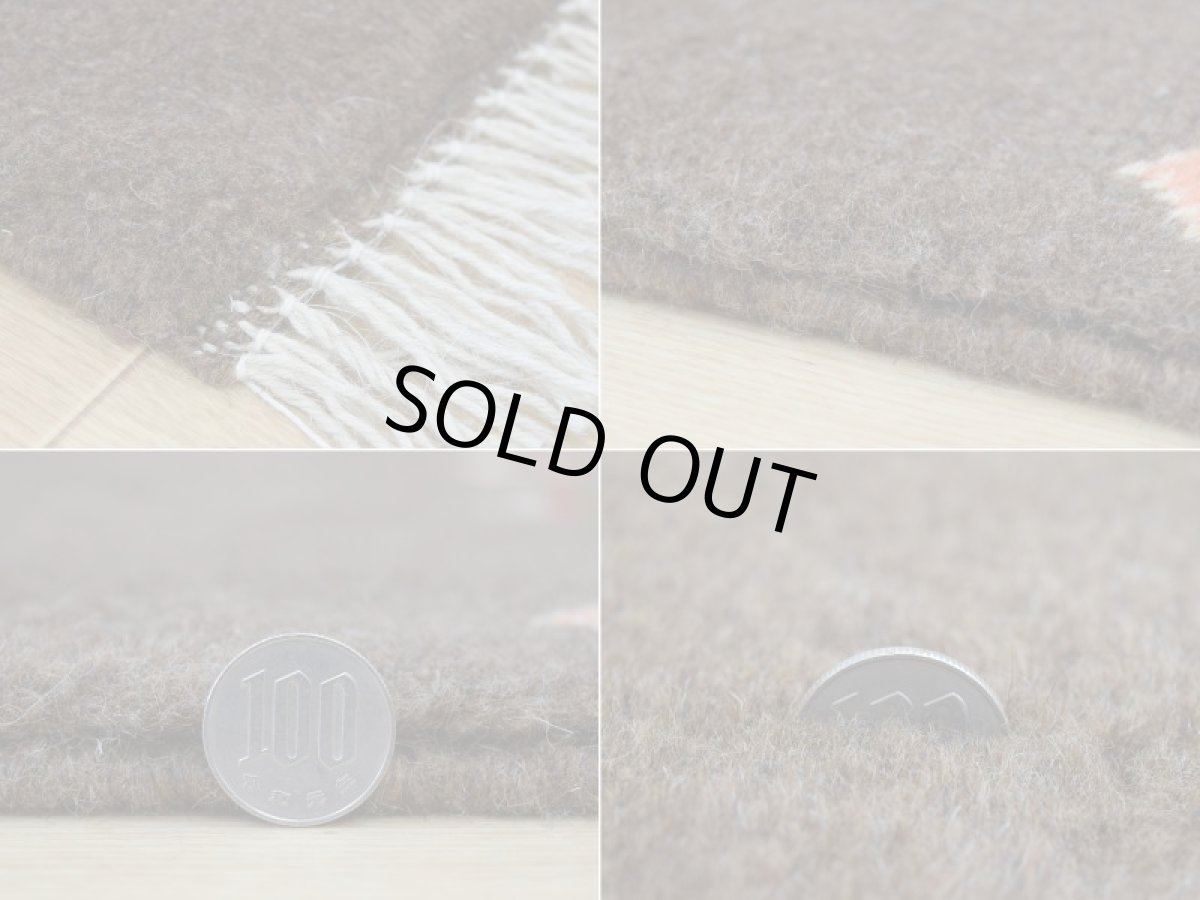 画像20: 新品 ペルシャ ギャッベ 縦2m 横1.5m 3㎡ リビング ダイニング 2-3人掛けソファ サイズ 193 × 154 cm No.R431 肉厚 天然 ウール ギャベ 手織り ハンドメイド ラグ 絨毯 カーペット リビングダイニングルームやベッドサイドに ブラウン 茶 n-r431-193154h051-002 (20)