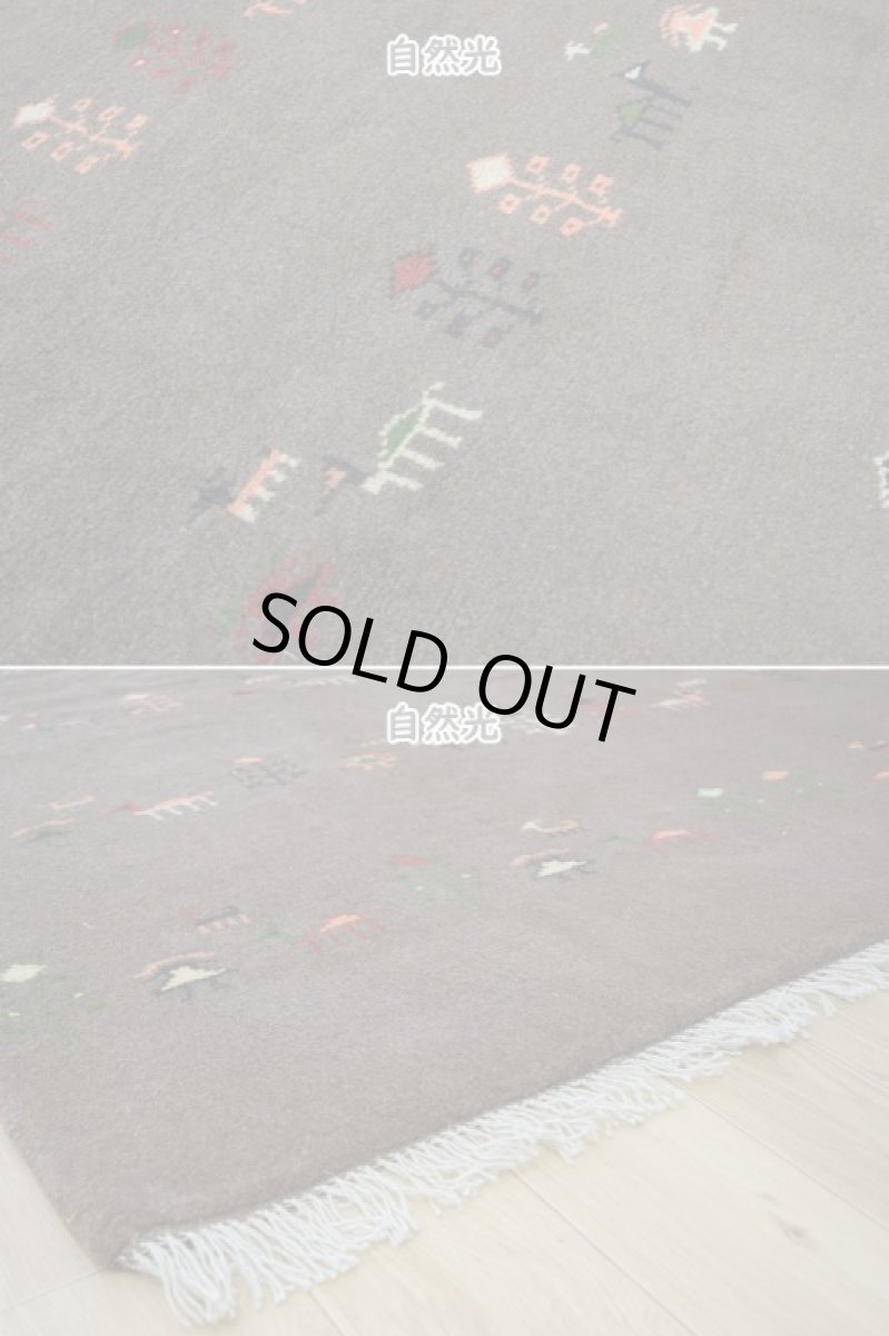 画像9: 新品 ペルシャ ギャッベ 縦2m 横1.5m 3㎡ リビング ダイニング 2-3人掛けソファ サイズ 193 × 154 cm No.R431 肉厚 天然 ウール ギャベ 手織り ハンドメイド ラグ 絨毯 カーペット リビングダイニングルームやベッドサイドに ブラウン 茶 n-r431-193154h051-002 (9)