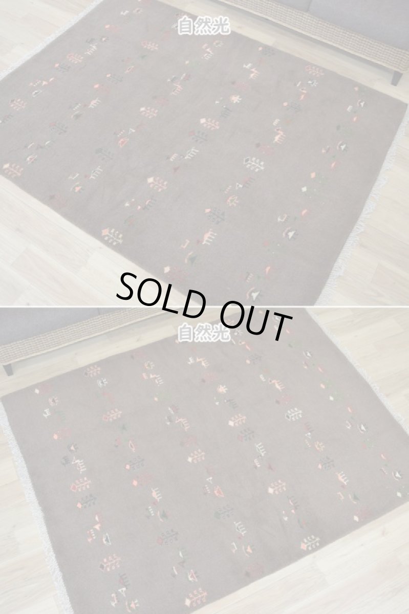 画像6: 新品 ペルシャ ギャッベ 縦2m 横1.5m 3㎡ リビング ダイニング 2-3人掛けソファ サイズ 193 × 154 cm No.R431 肉厚 天然 ウール ギャベ 手織り ハンドメイド ラグ 絨毯 カーペット リビングダイニングルームやベッドサイドに ブラウン 茶 n-r431-193154h051-002 (6)