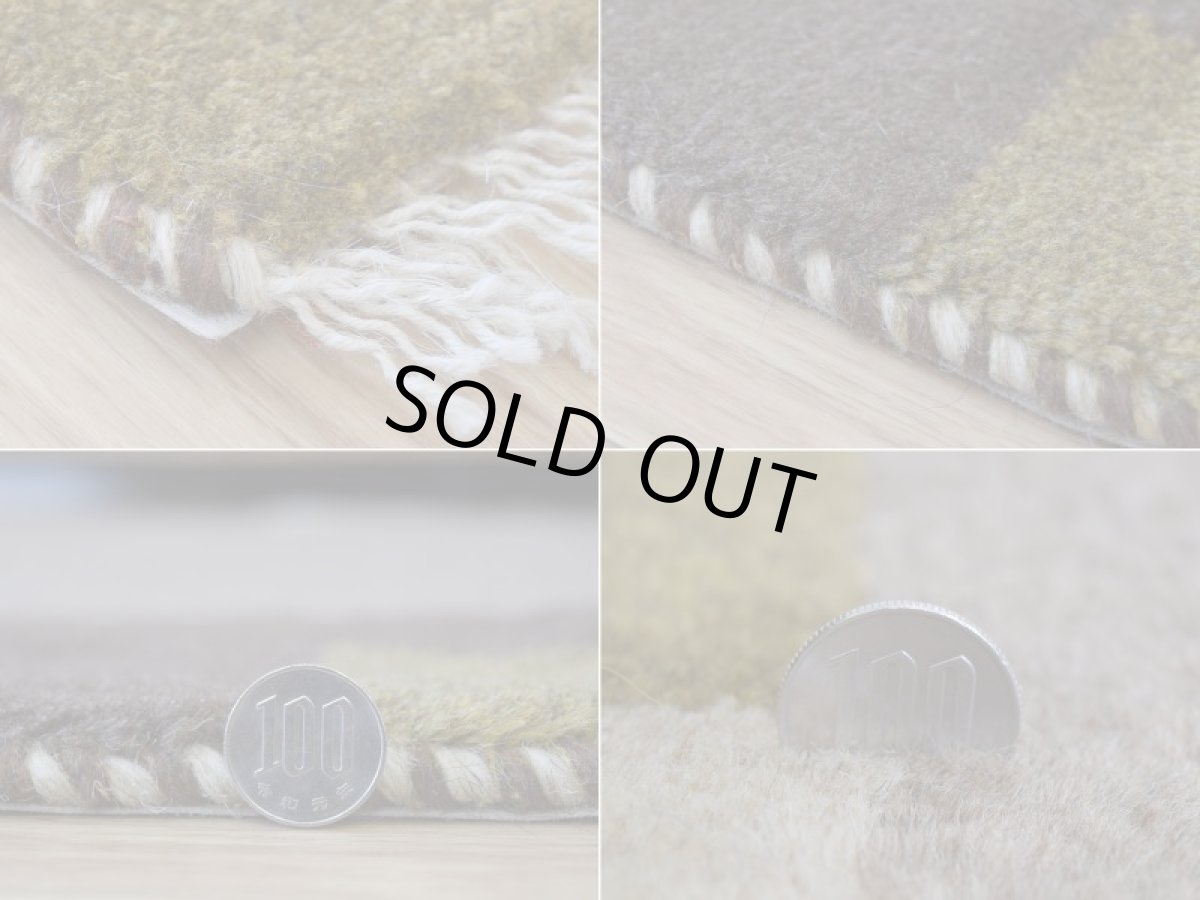 画像20: 新品 ペルシャ ギャッベ 縦2m 横1.5m 3㎡ 〜3帖 リビング ダイニング 2-3人掛けソファ サイズ 190 × 146 cm No.1470 天然 ウール ギャベ 手織り ハンドメイド ラグ 絨毯 カーペット リビングダイニングルームやベッドサイドに 生成り クリーム ベージュ 茶 ライトブラウン オリーブ カーキ n-1470-190146s042-013 (20)