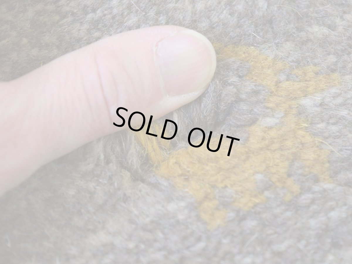 画像12: 新品 ペルシャ ギャッベ 足元マット 玄関マット ミニ サイズ 58 × 37 cm No.628 肉厚 天然 草木染 ウール ギャベ 手織り ハンドメイド ラグ 絨毯 カーペット 生成り クリーム ベージュ グレー 原毛系 動物柄 n-628-058037s51-91 (12)