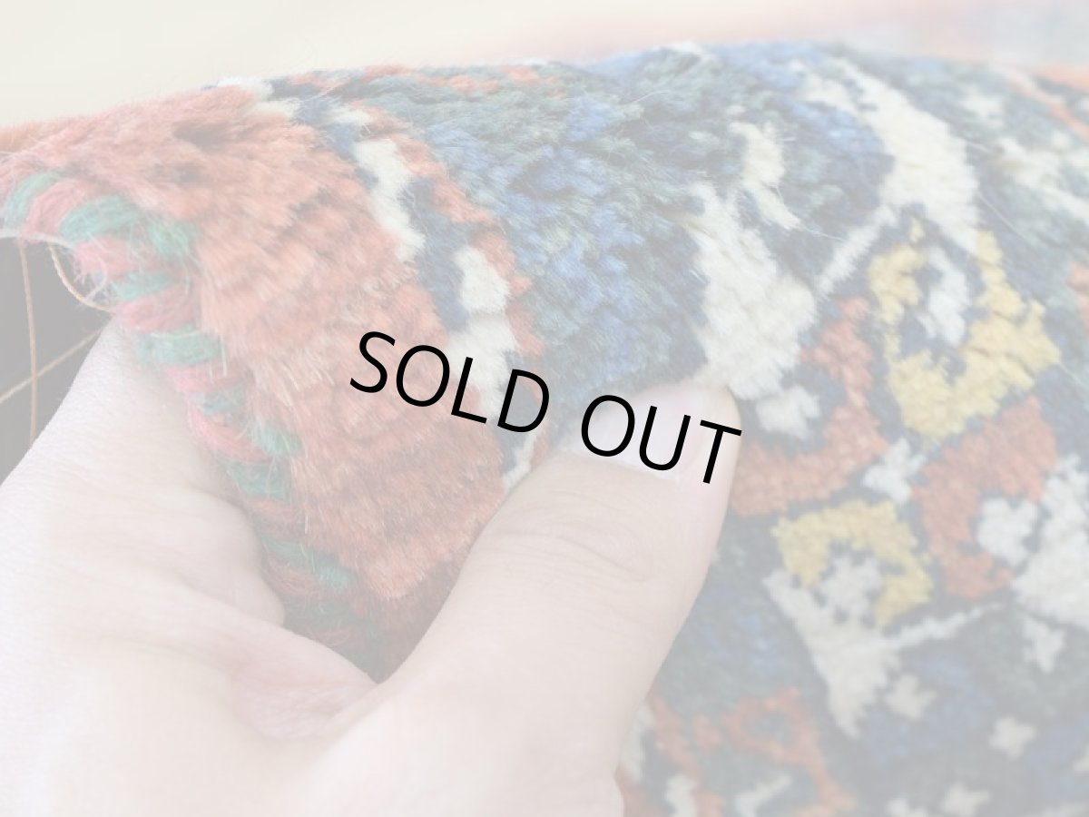 画像12: 新品 ペルシャ ギャッベ 縦2m 横1.2m 2.2㎡  センター ラグ ベッドサイド 2人掛けソファ サイズ 184 × 119 cm No.1482 肉厚 天然 草木染 ウール ギャベ 手織り ハンドメイド ラグ 絨毯 カーペット 細かな織 リーズバフト 糸杉 植物柄 赤 朱色 生成り クリームn-1482-184119s074-016 (12)