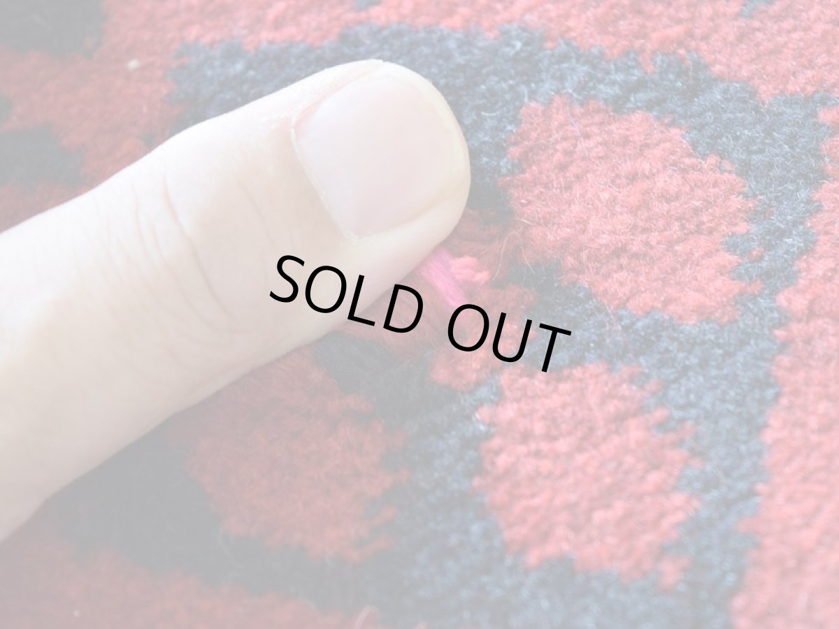 画像11: 良品 ペルシャ 部族絨毯 バルーチ 縦2.5m 横1.2m 3㎡ 〜3帖程度 リビング ダイニング 2〜3人掛けソファ サイズ 245 x 120 cm No.R376 天然 ウール 手織り トライバル ラグ 敷物 マット カーペット 幾何学模様 ヴィンテージ ビンテージ  赤 黒 b-r376-245120h021-061 (11)