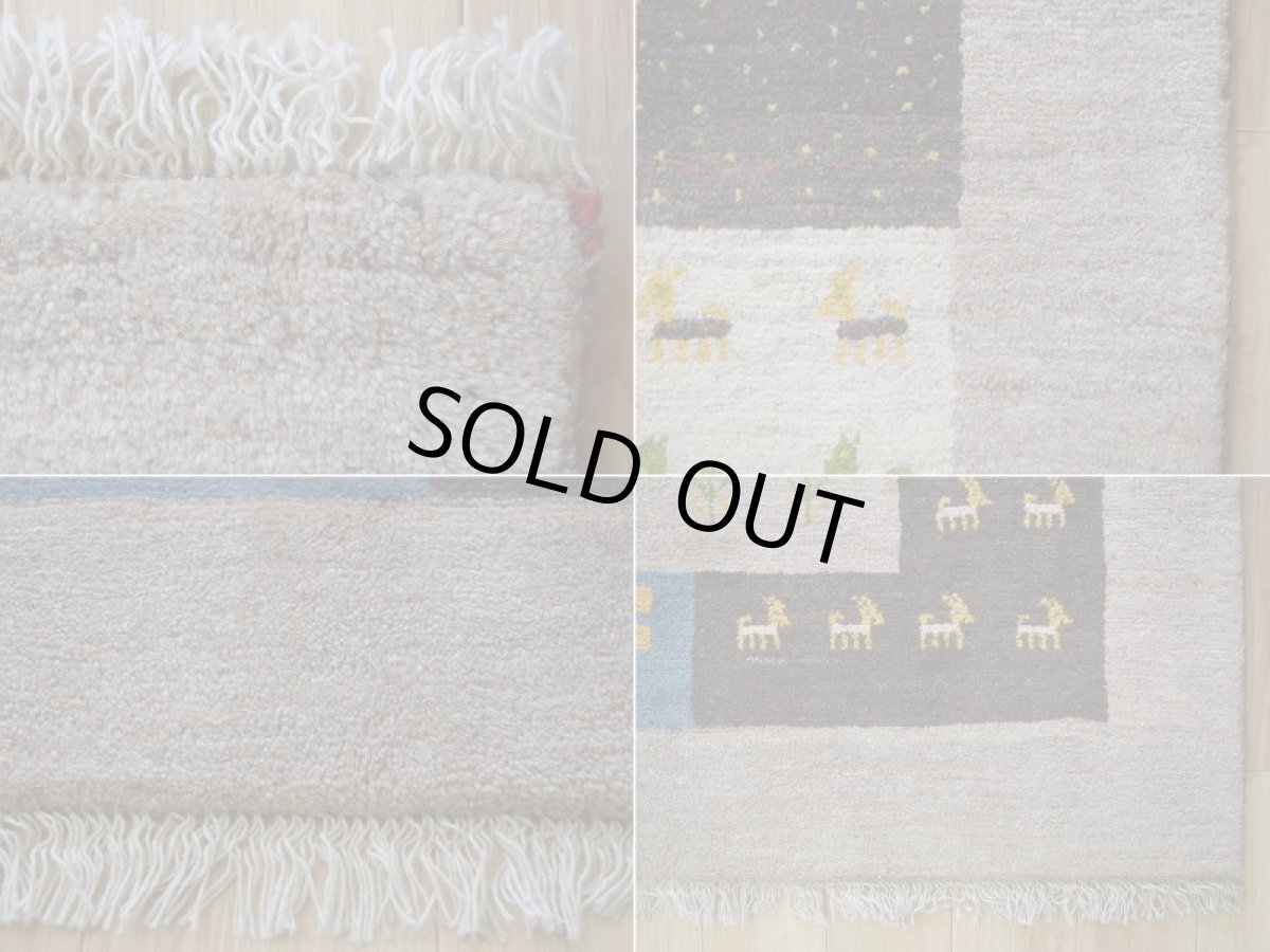 画像19: 新品 ペルシャ ギャッベ 縦2m 横1.3m 2.3㎡ 〜2帖 2人掛けソファ サイズ 180 × 123 cm No.1944 肉厚 天然 草木染 ウール ギャベ 手織り ハンドメイド ラグ 絨毯 カーペット ロリバフト リビングダイニングルームやベッドサイドに 生成り クリーム グレー ベージュ ブラウン 原毛系 マルチカラー n-1944-180123s732-013 (19)