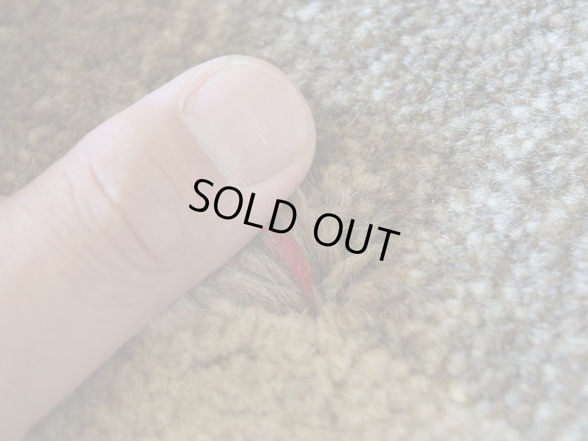 画像13: 新品 ペルシャ ギャッベ 縦1.2m アクセント ラグ サイズ 115 x 80 cm No.451 超肉厚 天然 草木染 ウール 手織り ハンドメイド ギャベ マット カーペット  シンプル プレーン ベージュグレー 原毛系 n-451-11580s57-89 (13)