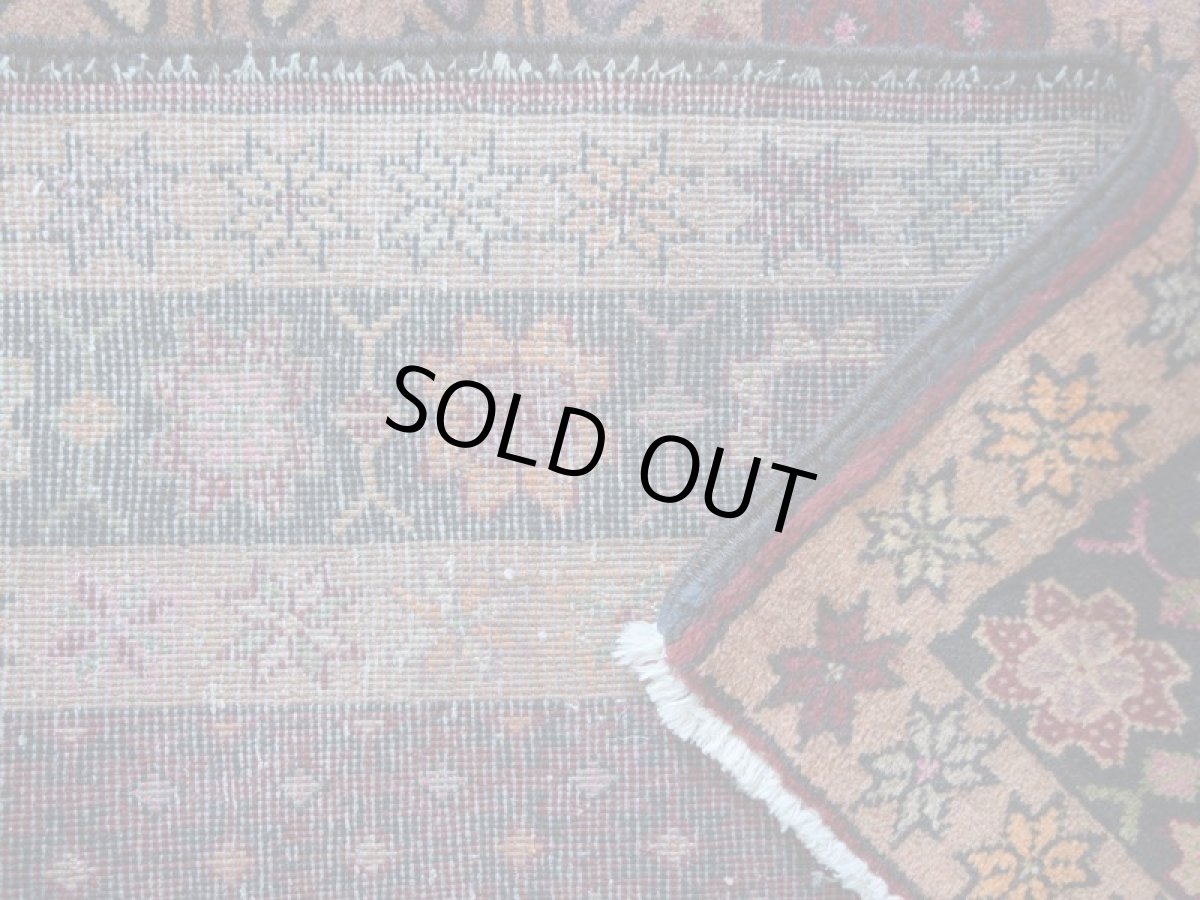 画像15: 良品 ペルシャ 部族絨毯 バルーチ 縦2m 横1m 1.7㎡ 〜1帖程度  2人掛けソファ足元 センターテーブル サイズ 183 x 90 cm No.z170 天然 ウール 手織り トライバル ラグ 敷物 マット カーペット 幾何学模様 ヴィンテージ ビンテージ 茶 ブラウン ピンク マルチカラー 花瓶 ゴルダニ 柄 b-z170-18390h57-001 (15)