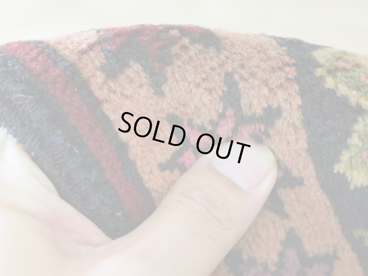 画像13: 良品 ペルシャ 部族絨毯 バルーチ 縦2m 横1m 1.7㎡ 〜1帖程度  2人掛けソファ足元 センターテーブル サイズ 183 x 90 cm No.z170 天然 ウール 手織り トライバル ラグ 敷物 マット カーペット 幾何学模様 ヴィンテージ ビンテージ 茶 ブラウン ピンク マルチカラー 花瓶 ゴルダニ 柄 b-z170-18390h57-001 (13)