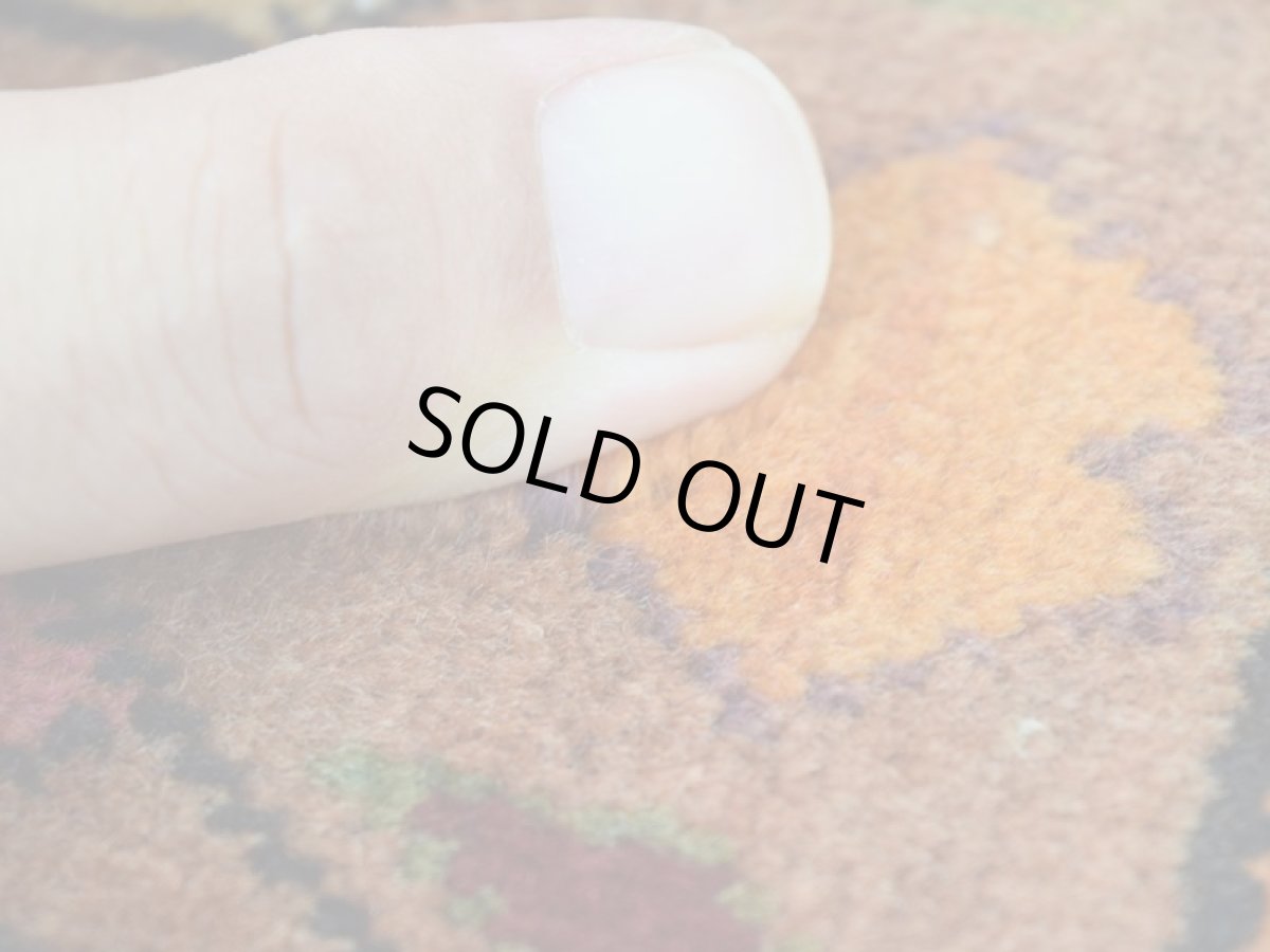 画像12: 良品 ペルシャ 部族絨毯 バルーチ 縦2m 横1m 1.7㎡ 〜1帖程度  2人掛けソファ足元 センターテーブル サイズ 183 x 90 cm No.z170 天然 ウール 手織り トライバル ラグ 敷物 マット カーペット 幾何学模様 ヴィンテージ ビンテージ 茶 ブラウン ピンク マルチカラー 花瓶 ゴルダニ 柄 b-z170-18390h57-001 (12)