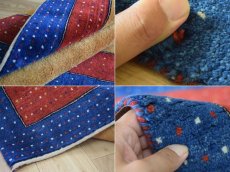 画像18: 新品 ペルシャ ギャッベ 縦2.3m 横1.4m 3㎡ 〜3帖程度 リビング ダイニング 2-3人掛けソファ サイズ 222 × 134 cm No.1486 肉厚 リーズバフト ウール 手織りギャベ  ハンドメイド ラグ 絨毯 カーペット リビングダイニングルームやベッドサイドに 赤 レッド 青 ブルー ゴールド からし色 N-1486-222134-S-136-028 (18)
