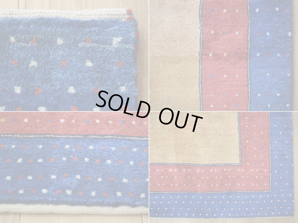 画像19: 新品 ペルシャ ギャッベ 縦2.3m 横1.4m 3㎡ 〜3帖程度 リビング ダイニング 2-3人掛けソファ サイズ 222 × 134 cm No.1486 肉厚 リーズバフト ウール 手織りギャベ  ハンドメイド ラグ 絨毯 カーペット リビングダイニングルームやベッドサイドに 赤 レッド 青 ブルー ゴールド からし色 N-1486-222134-S-136-028 (19)