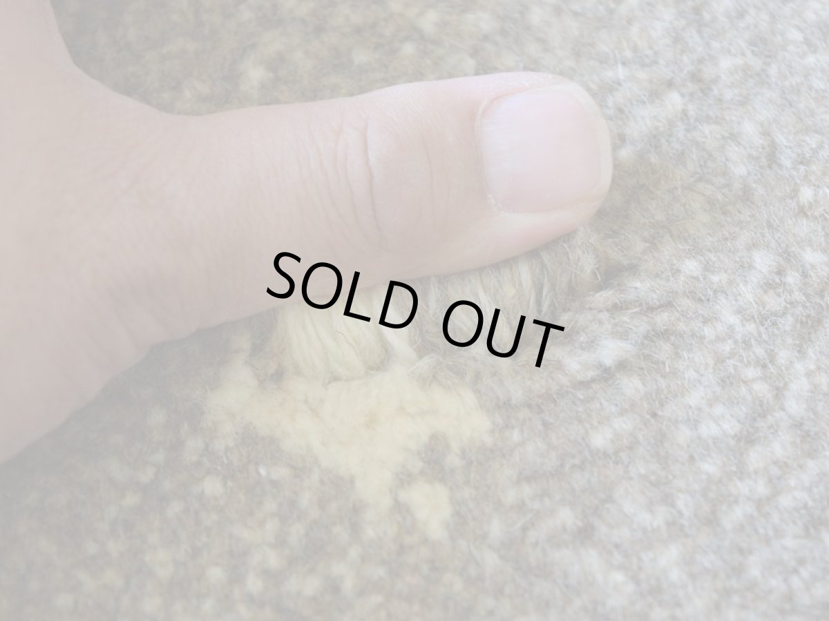 画像9: 新品 ペルシャ ギャッベ 足元マット 玄関マット ミニ サイズ 58 × 32 cm No.1323 小判型 楕円形 肉厚 天然 草木染 ウール ギャベ 手織り ハンドメイド ラグ 絨毯 カーペット グレー ベージュ 原毛系 青 水色 生成り 動物 鹿 柄 n-1323-5832h41-91 (9)