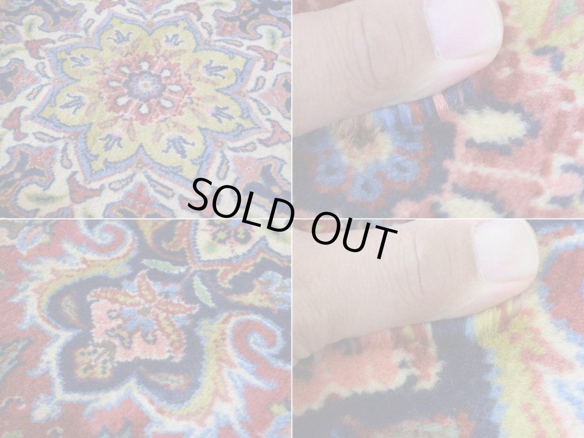 画像16: 良品 ペルシャ 絨毯 サルーク 縦3m 横2m 6㎡ 〜6帖 リビング ダイニング 3人掛けソファ コーナーソファ 大判 サイズ 295 x 182 cm No.R142 天然 コルクウール 手織り トライバル ラグ 敷物 マット カーペット メダリオン ヴィンテージ ビンテージ 赤 朱色 ab-r142-295182h083-024-494 (16)