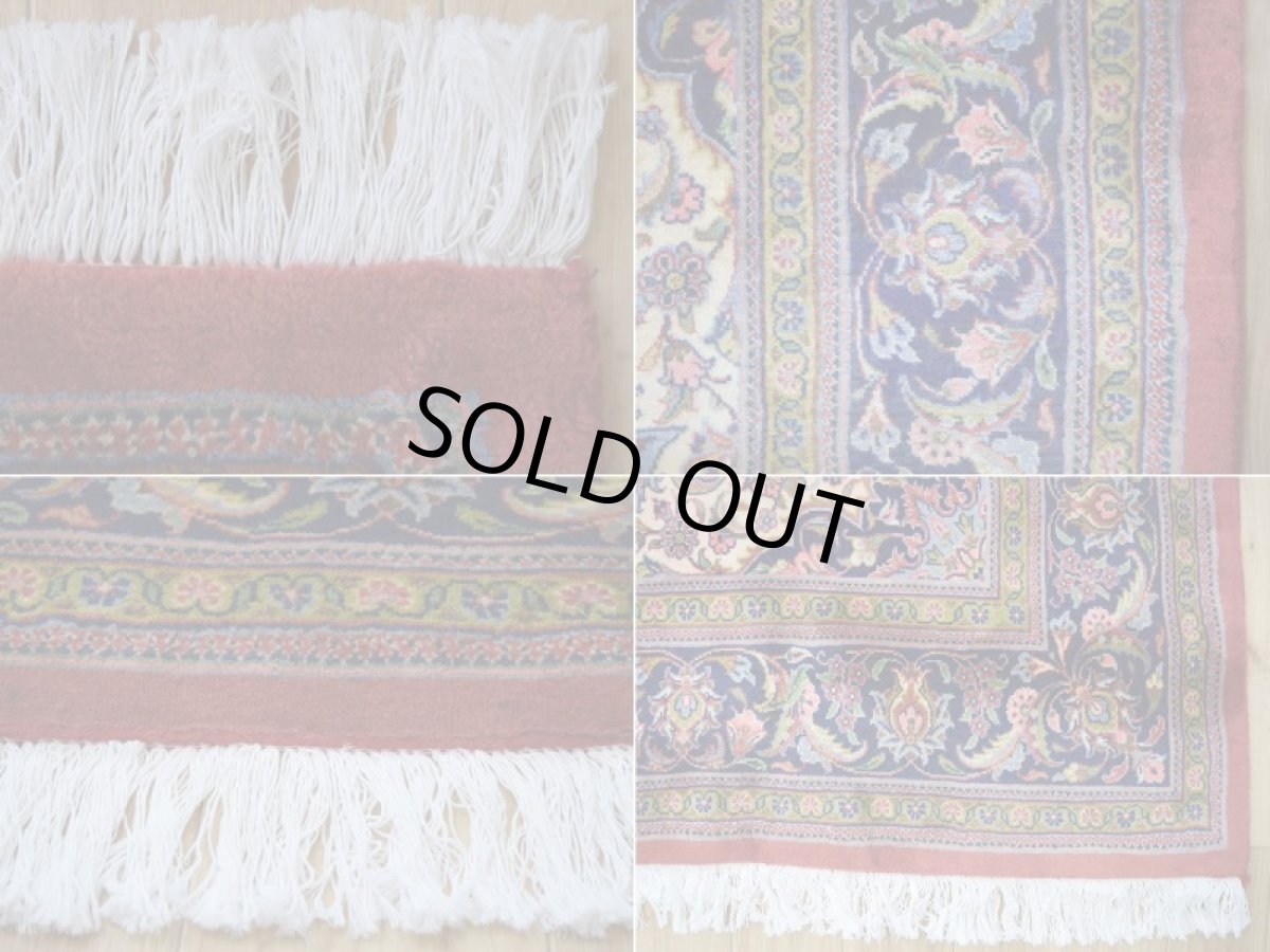 画像19: 良品 ペルシャ 絨毯 サルーク 縦3m 横2m 6㎡ 〜6帖 リビング ダイニング 3人掛けソファ コーナーソファ 大判 サイズ 295 x 182 cm No.R142 天然 コルクウール 手織り トライバル ラグ 敷物 マット カーペット メダリオン ヴィンテージ ビンテージ 赤 朱色 ab-r142-295182h083-024-494 (19)