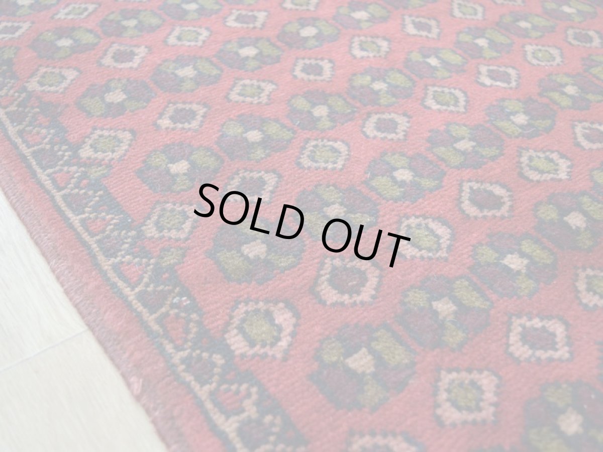 画像12: 良品 ペルシャ 部族絨毯 バルーチ 縦2m 横1.3m 2.6㎡ 2帖程度 リビング ダイニング 2-3人掛けソファ サイズ 195 x 130 cm No.R232 天然 ウール 手織り トライバル ラグ 敷物 マット カーペット 幾何学模様 ヴィンテージ ビンテージ 赤 レッド 花柄 総柄 b-r232-195130h001-031 (12)