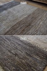 画像7: 新品 ペルシャ ギャッベ 縦2m 横1.5m 3㎡ 〜2帖 リビング ダイニング 2-3人掛けソファ サイズ 200 × 150 cm No.P396 肉厚 天然 ウール ギャベ 手織り ハンドメイド ラグ 絨毯 カーペット リビングダイニングルームやベッドサイドに 生成り ベージュ 茶 グレー 原毛系 グラデーション n-p396-200150s092p (7)
