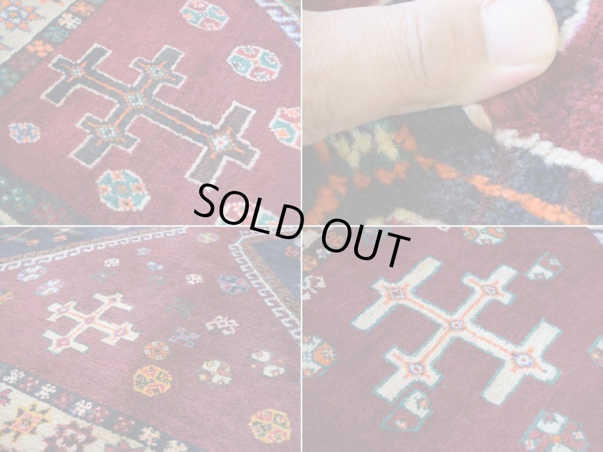 画像16: 良品 ペルシャ 部族絨毯 シラーズ 縦3.3m 横2m 6.6㎡ 〜6帖 リビング ダイニング 3人掛けソファ コーナーソファ 大判 サイズ 329 x 199 cm No.P291 肉厚 天然 ウール 手織り トライバル ラグ 敷物 マット カーペット メダリオン ヴィンテージ ビンテージ ab-p291-329199h273-054-094 (16)