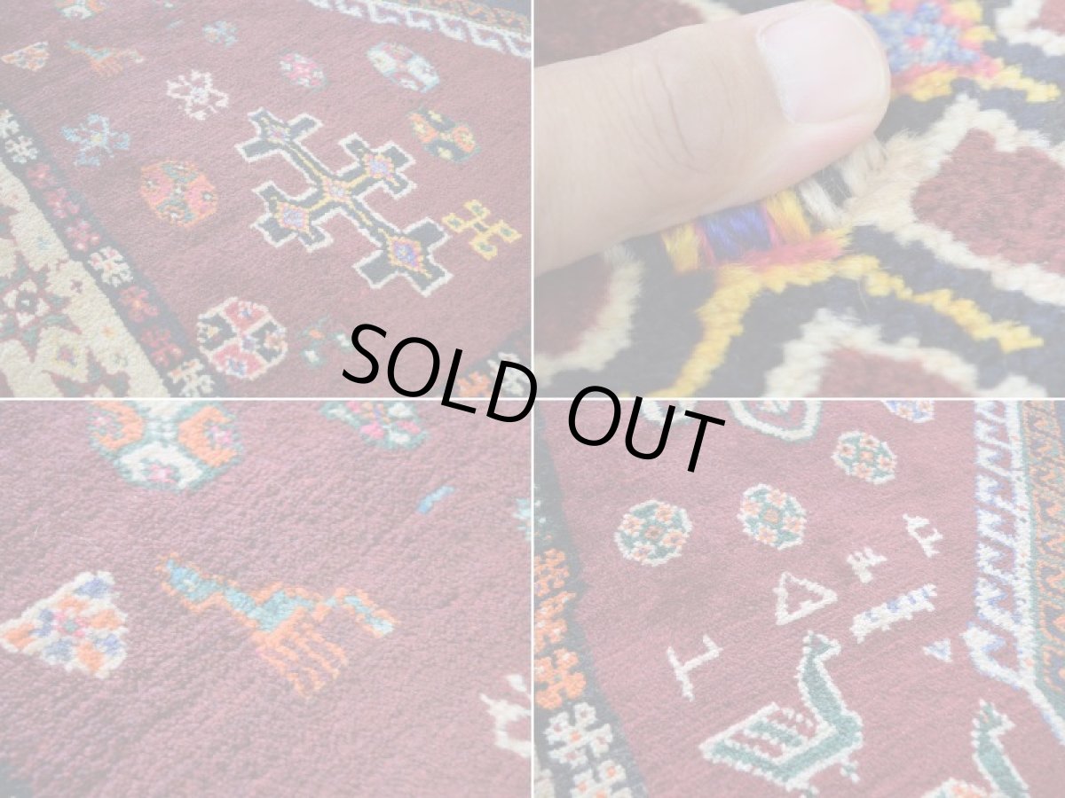 画像17: 良品 ペルシャ 部族絨毯 シラーズ 縦3.3m 横2m 6.6㎡ 〜6帖 リビング ダイニング 3人掛けソファ コーナーソファ 大判 サイズ 329 x 199 cm No.P291 肉厚 天然 ウール 手織り トライバル ラグ 敷物 マット カーペット メダリオン ヴィンテージ ビンテージ ab-p291-329199h273-054-094 (17)