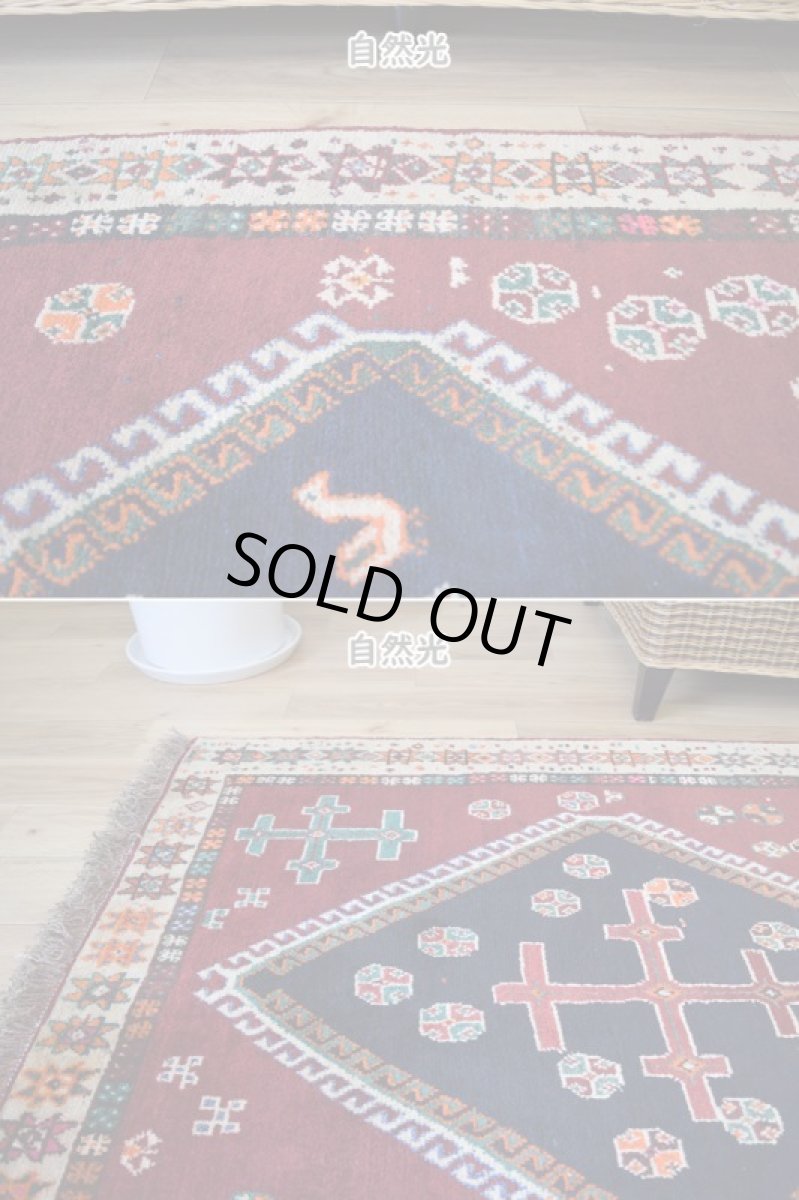 画像6: 良品 ペルシャ 部族絨毯 シラーズ 縦3.3m 横2m 6.6㎡ 〜6帖 リビング ダイニング 3人掛けソファ コーナーソファ 大判 サイズ 329 x 199 cm No.P291 肉厚 天然 ウール 手織り トライバル ラグ 敷物 マット カーペット メダリオン ヴィンテージ ビンテージ ab-p291-329199h273-054-094 (6)