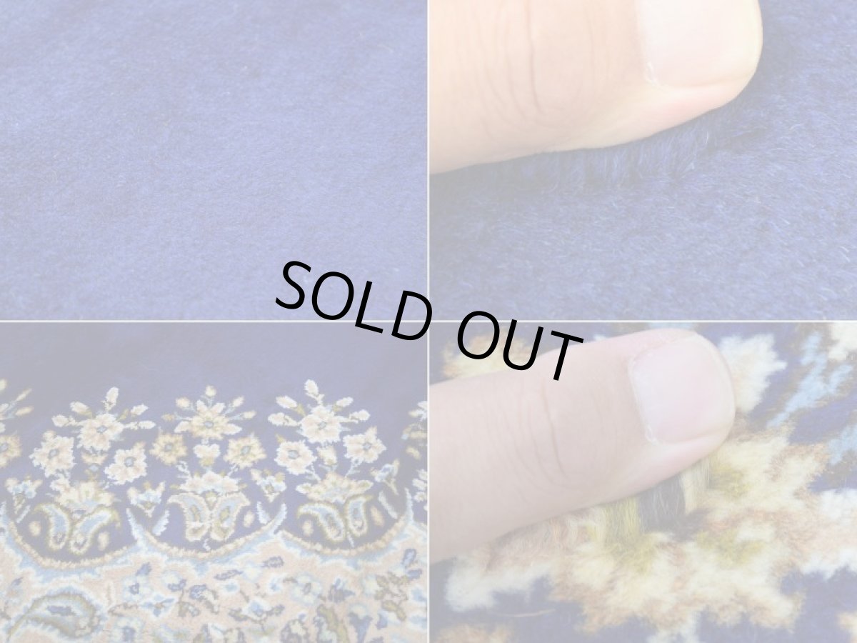 画像17: 良品 ペルシャ 絨毯 ケルマン産 縦3.4m 横2.4m 8.2㎡ 6帖程度 リビング ダイニング 客室 大判 サイズ 340 x 239 cm No.R151 天然 ウール 手織り ハンドメイド ラグ マット カーペット 青 大きなお部屋に 中古品に抵抗のある方にもおすすめです。 ab-r151-340239h083-024-494 (17)