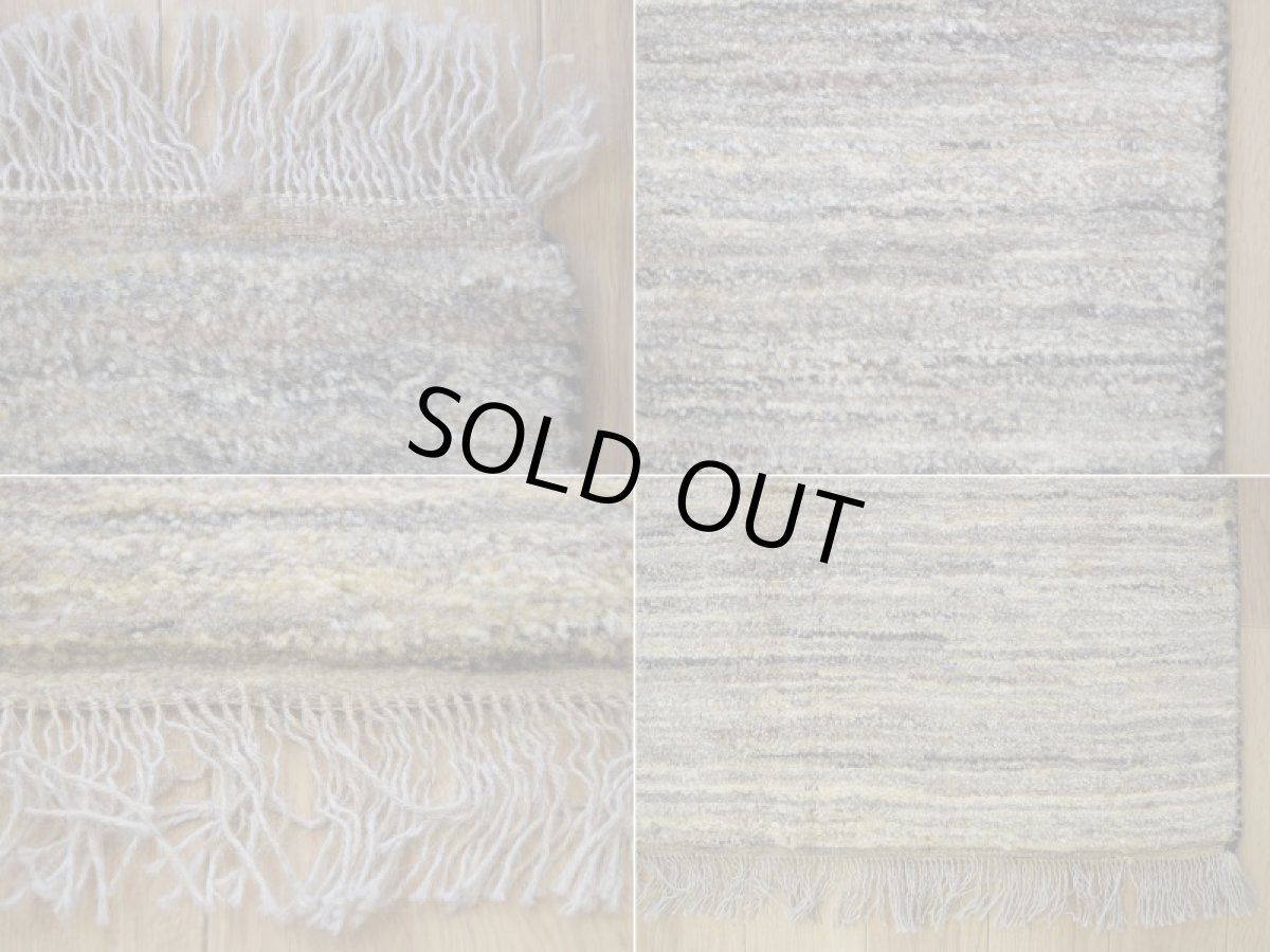 画像19: 新品 ペルシャ ギャッベ 縦2m 横1.5m 3㎡ 〜2帖 リビング ダイニング 2-3人掛けソファ サイズ 200 × 151 cm No.A581 肉厚 天然 ウール ギャベ 手織り ハンドメイド ラグ 絨毯 カーペット リビングダイニングルームやベッドサイドに 生成り クリーム 原毛系 プレーン n-a581-200151s133-034 (19)