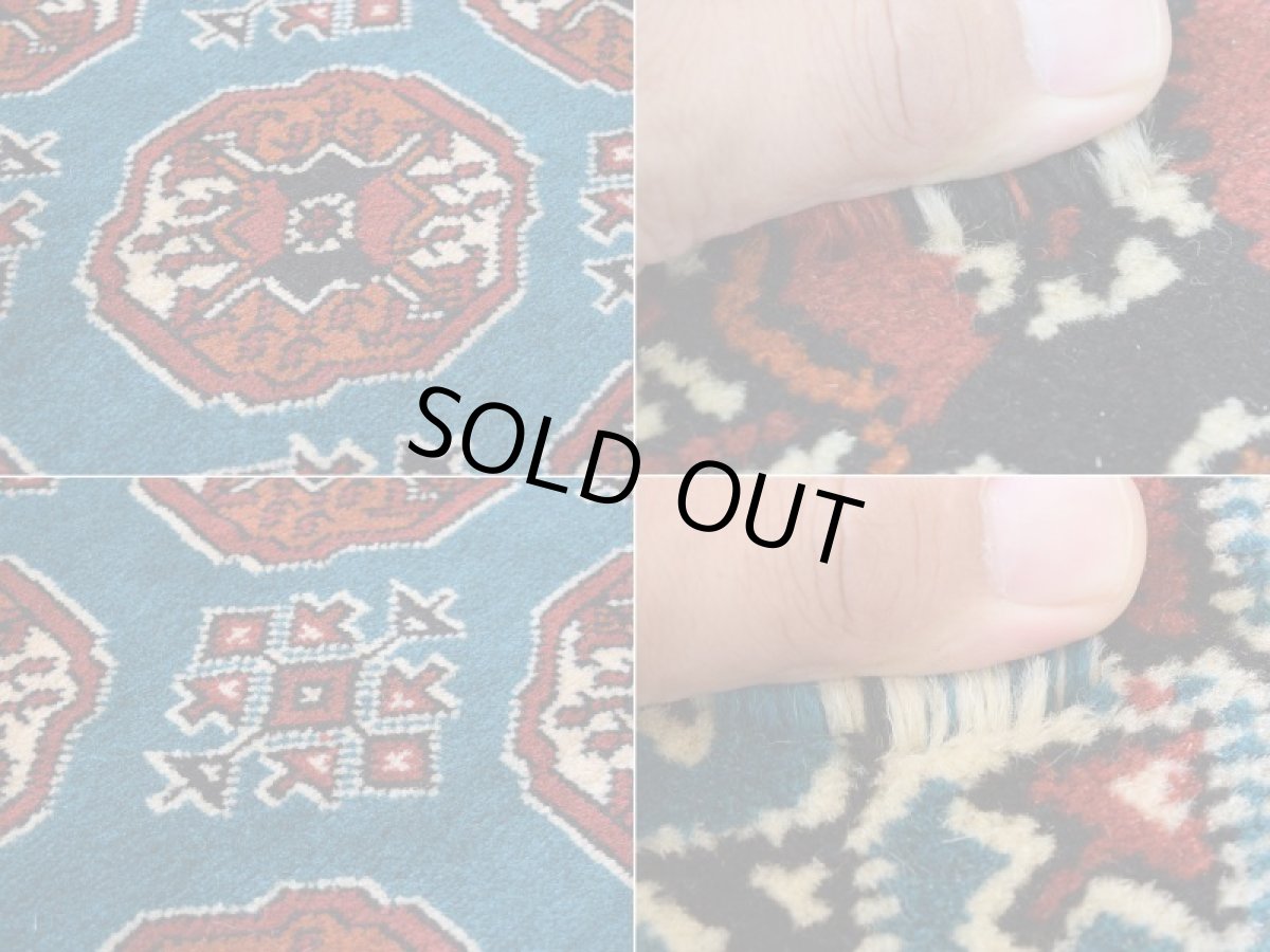 画像17: 新品 ペルシャ 部族絨毯 トルクメン 縦2m 横1.4n 2.6㎡ ~2帖 2-3人掛けソファ センターテーブル サイズ 190 x 135 cm No.R478 ウール 手織り ハンドメイド トライバル ラグ カーペット グリーン 幾何学模様 民族柄 赤 ターコイズ n-r478-190135h001-031 (17)