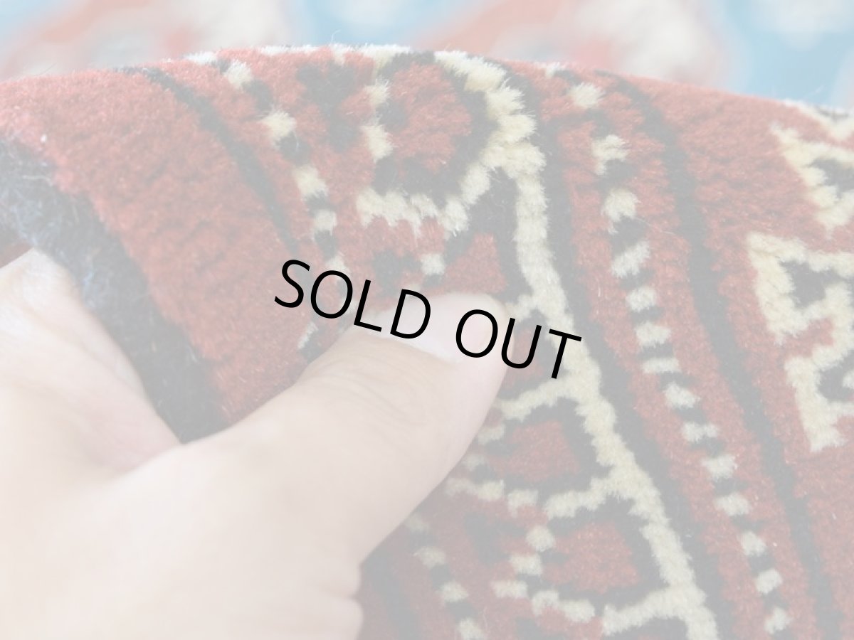 画像14: 新品 ペルシャ 部族絨毯 トルクメン 縦2m 横1.4n 2.6㎡ ~2帖 2-3人掛けソファ センターテーブル サイズ 190 x 135 cm No.R478 ウール 手織り ハンドメイド トライバル ラグ カーペット グリーン 幾何学模様 民族柄 赤 ターコイズ n-r478-190135h001-031 (14)