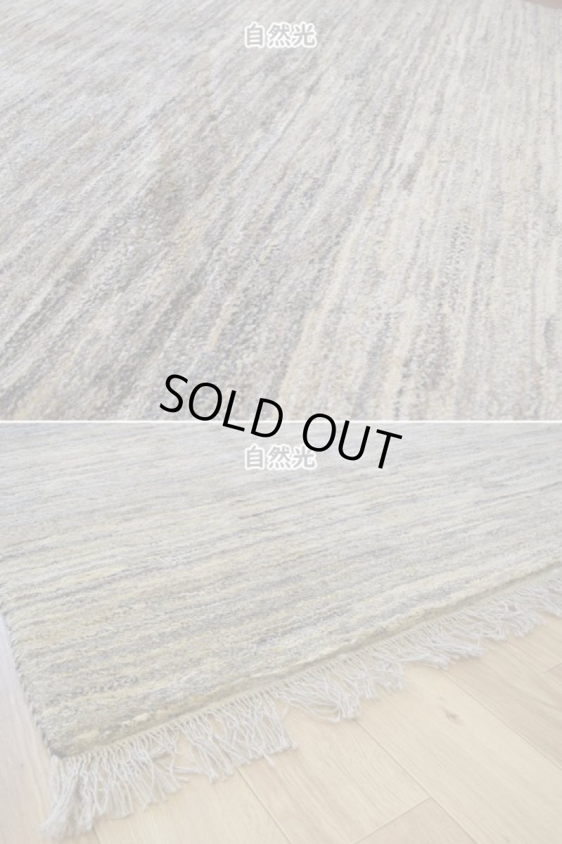 画像9: 新品 ペルシャ ギャッベ 縦2m 横1.5m 3㎡ 〜2帖 リビング ダイニング 2-3人掛けソファ サイズ 200 × 151 cm No.A581 肉厚 天然 ウール ギャベ 手織り ハンドメイド ラグ 絨毯 カーペット リビングダイニングルームやベッドサイドに 生成り クリーム 原毛系 プレーン n-a581-200151s133-034 (9)