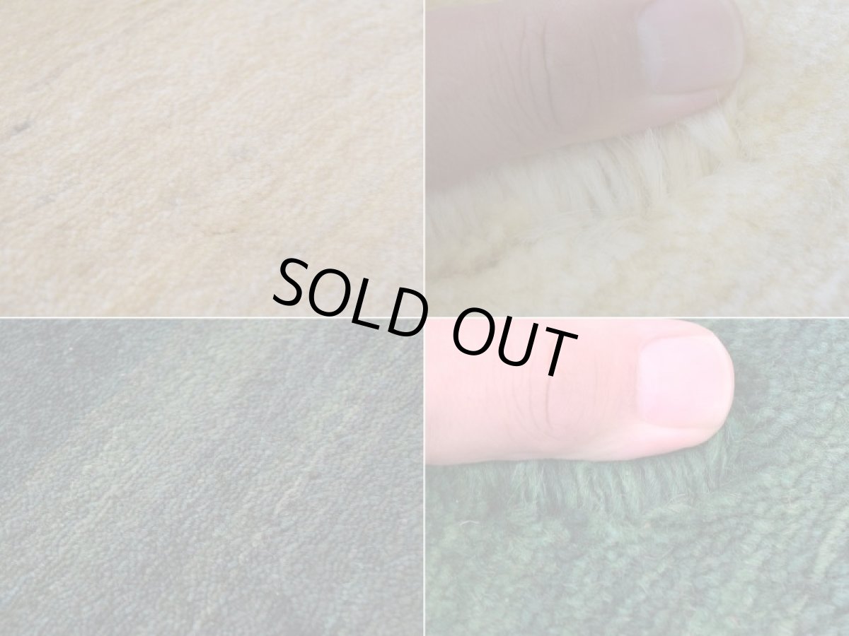 画像16: 新品 ペルシャ ギャッベ 縦2m 横1.5m 3㎡ 〜2-3帖程度 リビング ダイニング 2-3人掛けソファ サイズ 195 × 150 cm No.2441 肉厚 リーズバフト ウール 手織りギャベ  ハンドメイド ラグ 絨毯 カーペット ザクロの木 生命の樹 糸杉 生成り クリーム 緑 リビングダイニングルームやベッドサイドに N-2441-195150-S-095-077 (16)