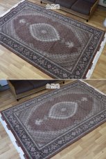 画像7: 新品 ペルシャ 絨毯 タブリーズ 産 40ラジ 11マスネ 縦3m 横2m 6㎡ 〜6帖程度 リビング ダイニング 3人掛けソファ コーナーソファ 大判 サイズ 295 x 200 cm No.2011 天然 コルクウール シルク 手織り トライバル ラグ 敷物 マット カーペット メダリオンコーナー マヒデザイン ヘシティ柄 n-2011-300200s0731-1871 (7)
