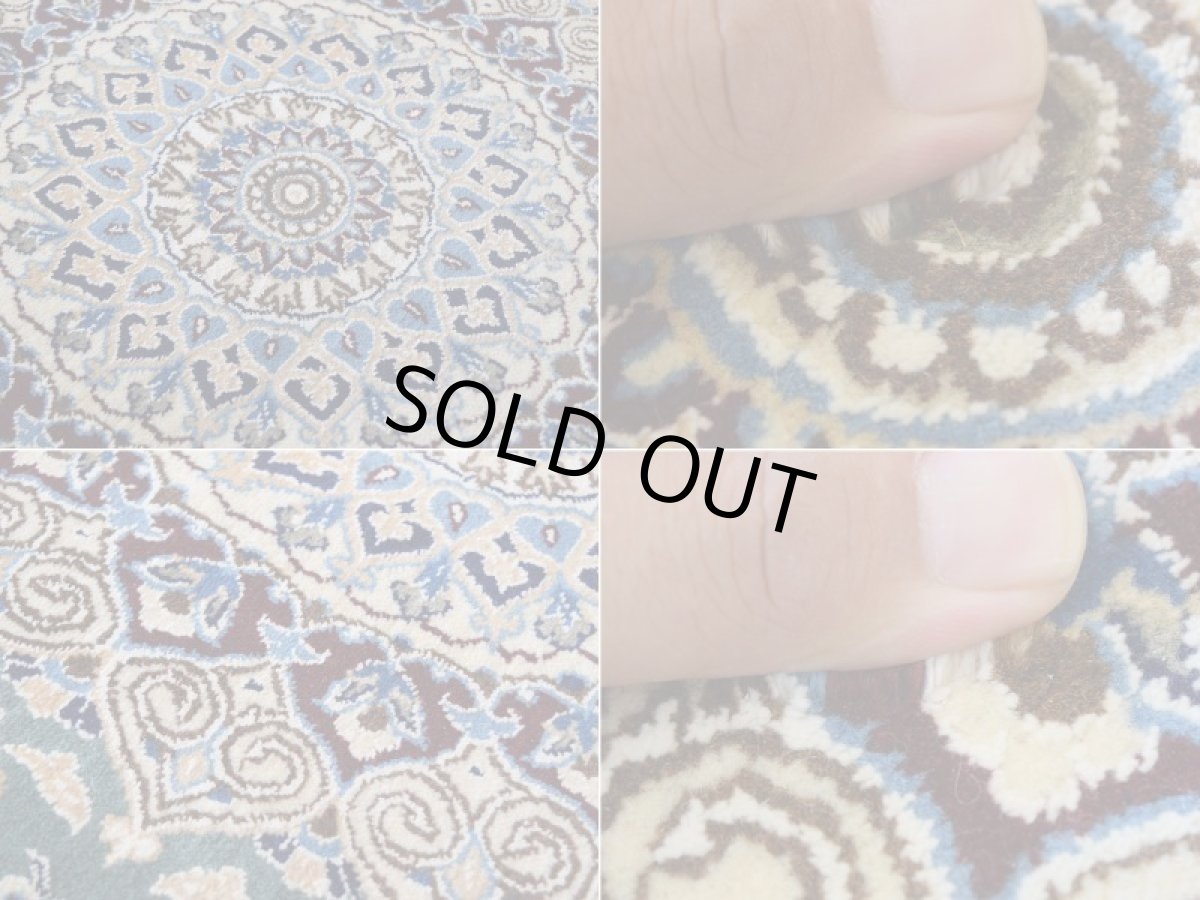 画像15: 美品 ペルシャ 絨毯 ナイン 産 9la ノーラー ノーフラ― 縦2.2m 横1.3m 3㎡ 〜2-3帖程度 リビング ダイニング 2-3人掛けソファ サイズ 214 x 130 cm No.A837 天然 ウール 手織り トライバル ラグ 敷物 マット カーペット メダリオン ヴィンテージ ビンテージ 中古品に抵抗のある方にもおすすめです。 a-a837-214130h064-006 (15)