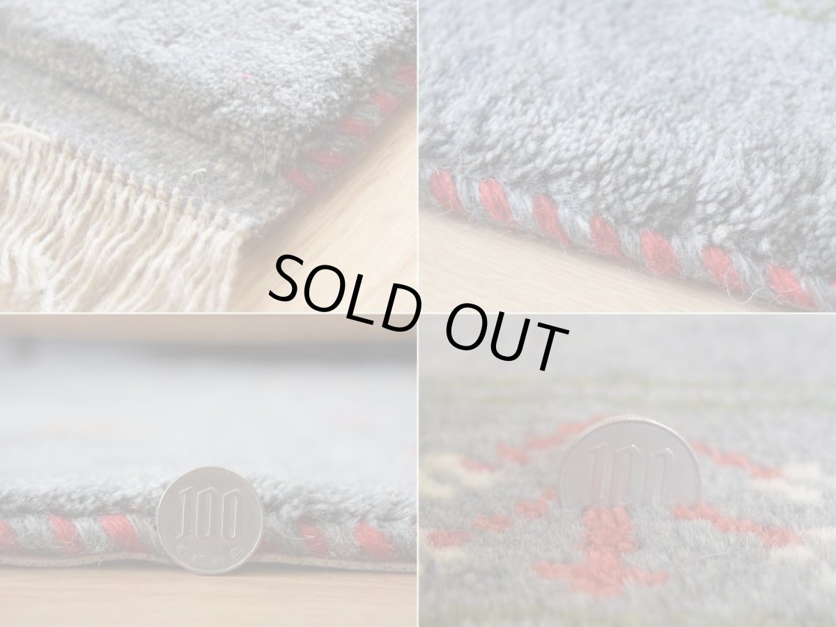 画像20: 新品 ペルシャ ギャッベ 縦2m 横1.5m 3㎡ 〜2帖程度 リビング ダイニング 2-3人掛けソファ サイズ 203 × 150 cm No.1927 天然 草木染 ウール ギャベ 手織り ハンドメイド ラグ 絨毯 カーペット リビングダイニングルームやベッドサイドに インディゴブルー グレー 灰 淡い青 藍 n-1927-203150s072p (20)