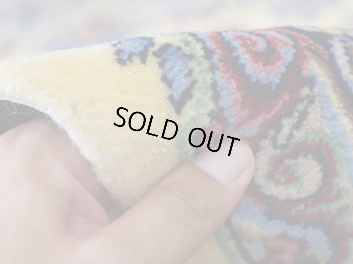 画像12: 新品 ペルシャ 絨毯 ケルマン 産 縦3.2m 横2.1m 6.5㎡ 〜6帖程度 リビング ダイニング 客室 3人掛けソファ コーナーソファ 大判 サイズ 315 x 207 cm No.2287 天然 ウール 手織り ハンドメイド ラグ マット カーペット 生成り クリーム n-2287-315207s8142a4413 (12)