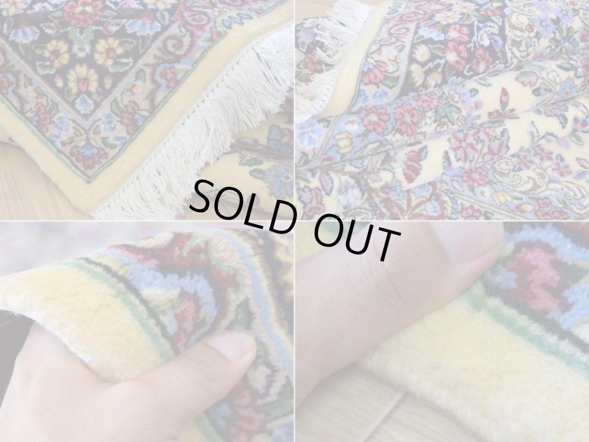 画像18: 新品 ペルシャ 絨毯 ケルマン 産 縦3.2m 横2.1m 6.5㎡ 〜6帖程度 リビング ダイニング 客室 3人掛けソファ コーナーソファ 大判 サイズ 315 x 207 cm No.2287 天然 ウール 手織り ハンドメイド ラグ マット カーペット 生成り クリーム n-2287-315207s8142a4413 (18)